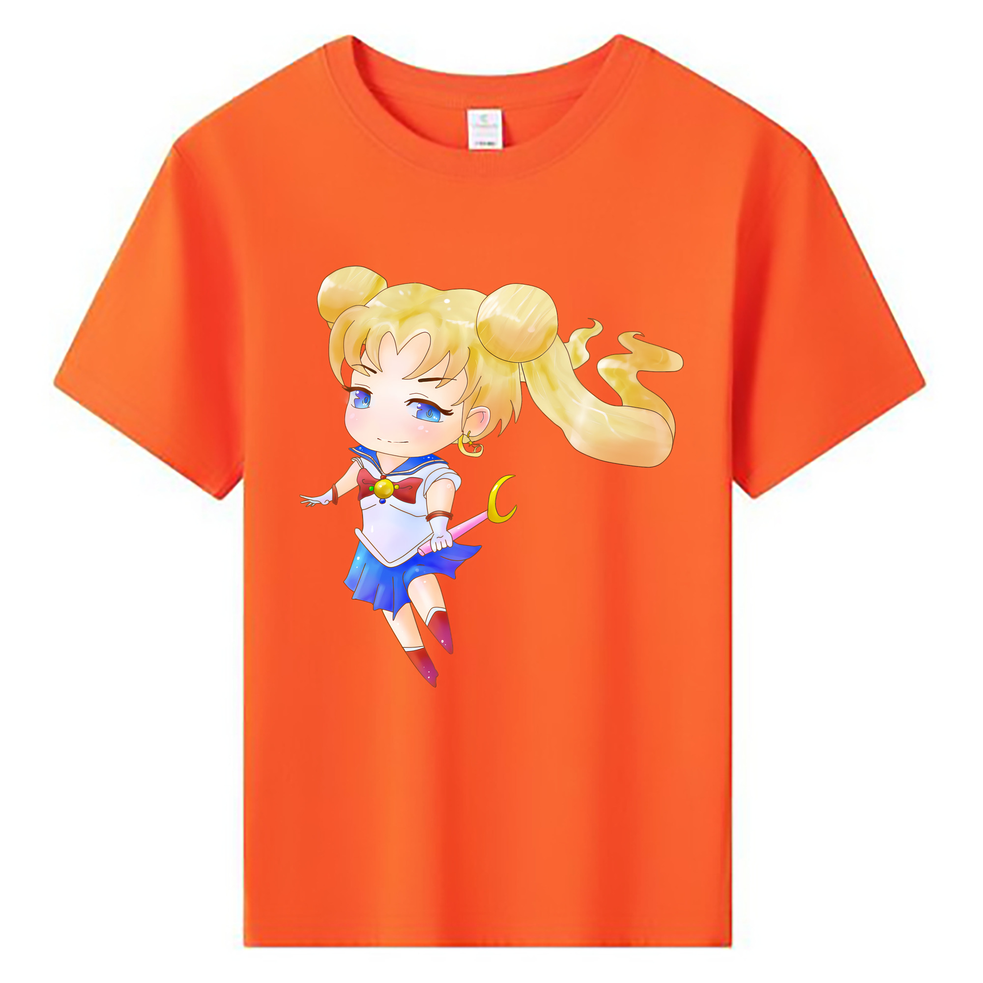 （画像用） 美少女戦士セーラームーン 愛野 美奈子 あいの みなこ Sailor Moon Aino Minako 綿100％キッズTシャツ（フロントプリント）