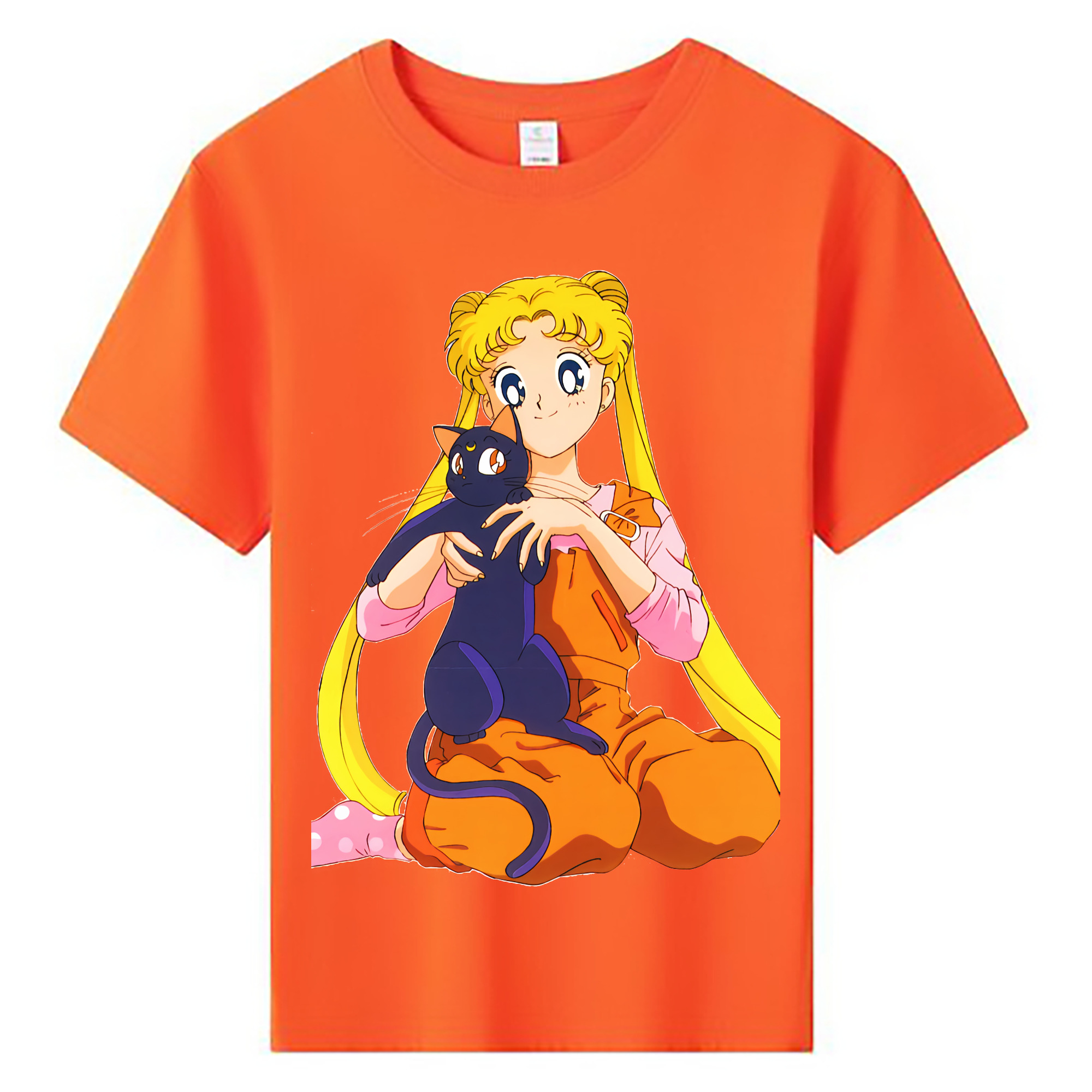 （画像用） 美少女戦士セーラームーン 愛野 美奈子 あいの みなこ Sailor Moon Aino Minako 綿100％キッズTシャツ（フロントプリント）