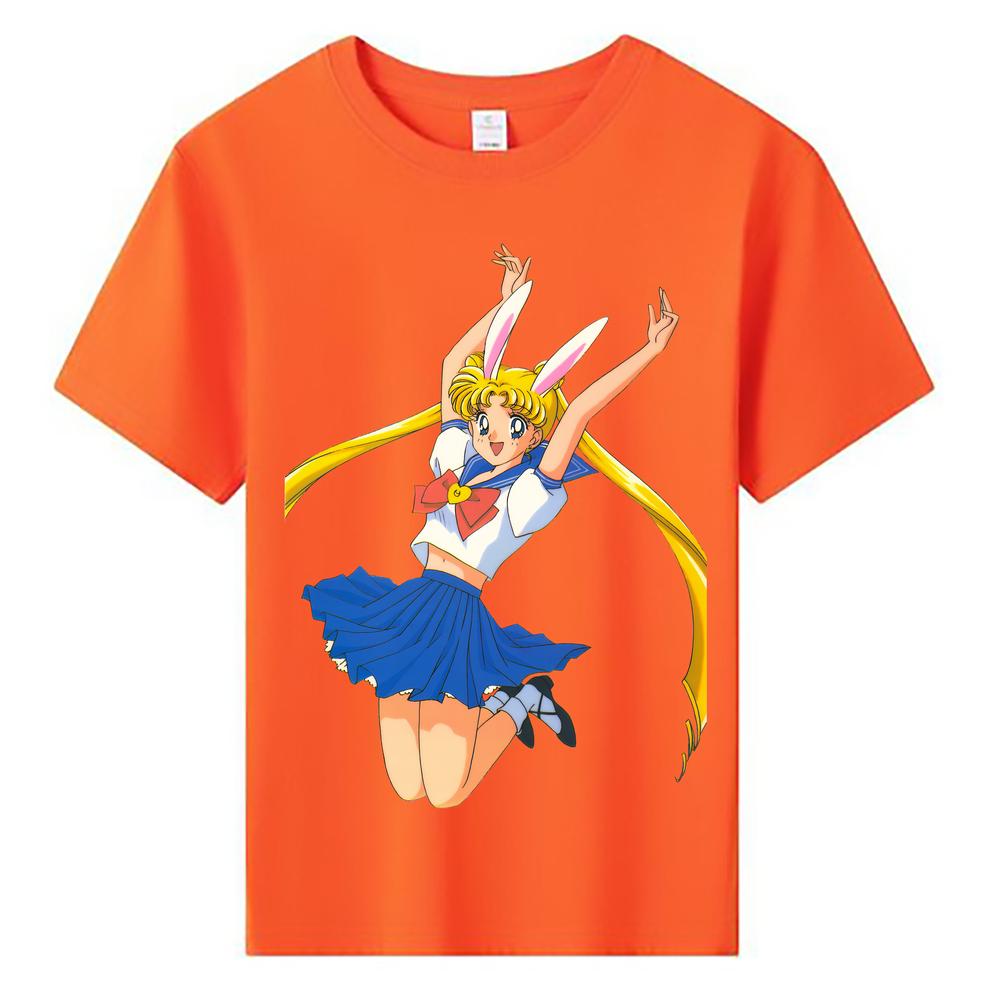 （画像用） 美少女戦士セーラームーン 愛野 美奈子 あいの みなこ Sailor Moon Aino Minako 綿100％キッズTシャツ（フロントプリント）