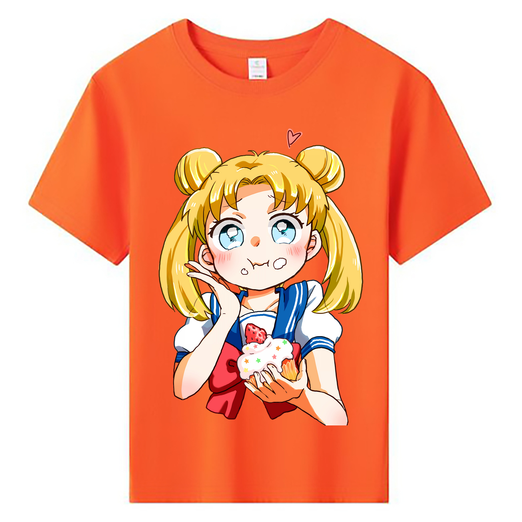（画像用） 美少女戦士セーラームーン 愛野 美奈子 あいの みなこ Sailor Moon Aino Minako 綿100％キッズTシャツ（フロントプリント）