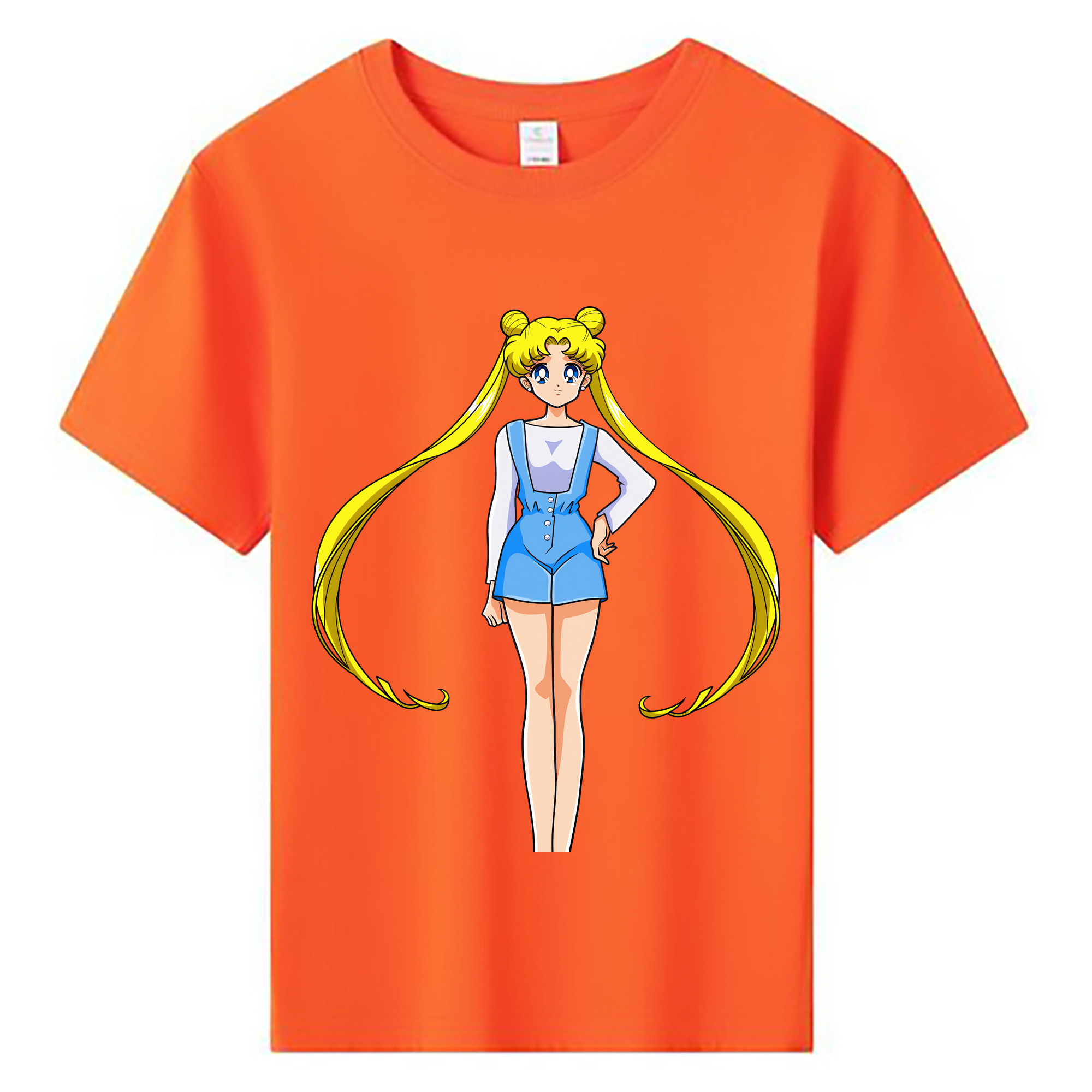 （画像用） 美少女戦士セーラームーン 愛野 美奈子 あいの みなこ Sailor Moon Aino Minako 綿100％キッズTシャツ（フロントプリント）
