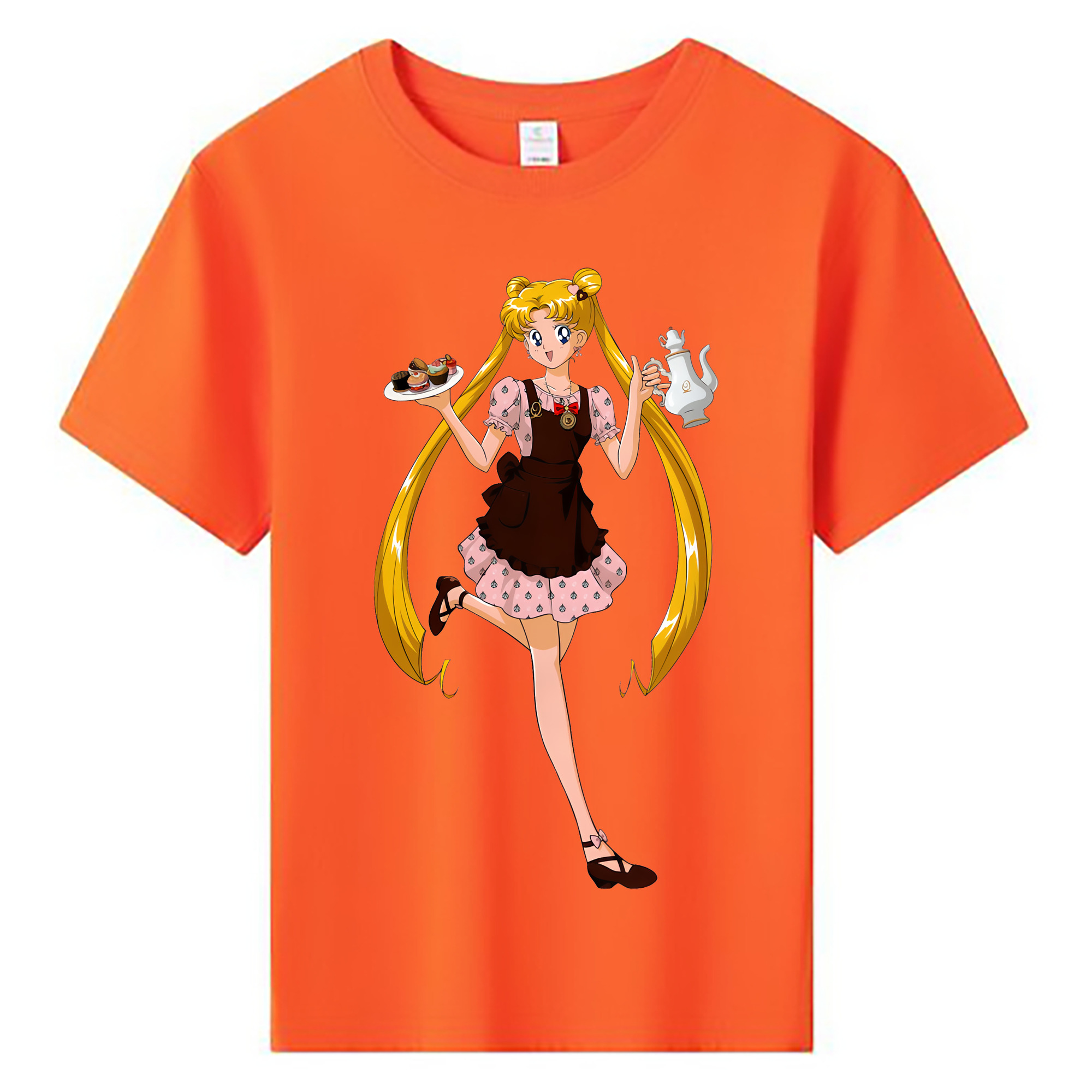 （画像用） 美少女戦士セーラームーン 愛野 美奈子 あいの みなこ Sailor Moon Aino Minako 綿100％キッズTシャツ（フロントプリント）