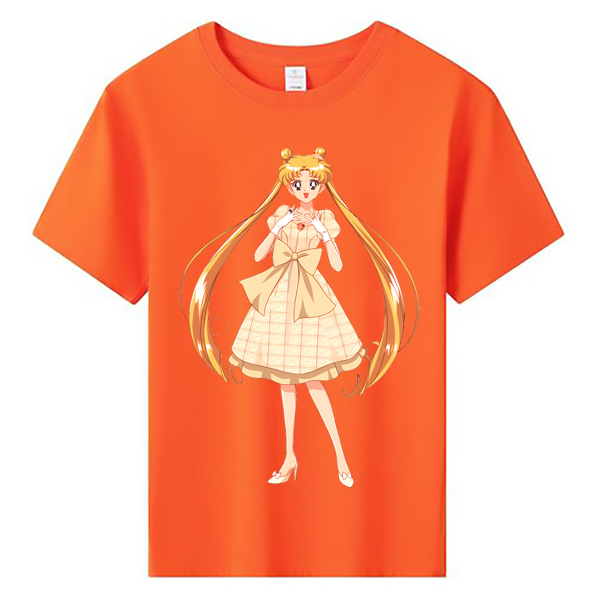 （画像用） 美少女戦士セーラームーン 愛野 美奈子 あいの みなこ Sailor Moon Aino Minako 綿100％キッズTシャツ（フロントプリント）