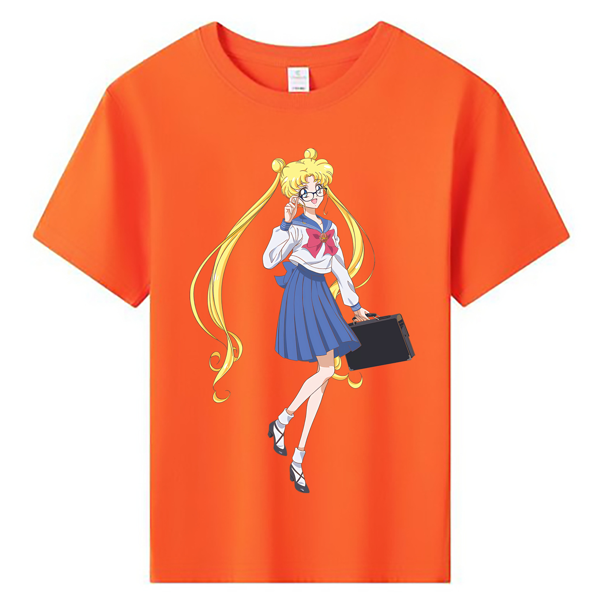 （画像用） 美少女戦士セーラームーン 愛野 美奈子 あいの みなこ Sailor Moon Aino Minako 綿100％キッズTシャツ（フロントプリント）