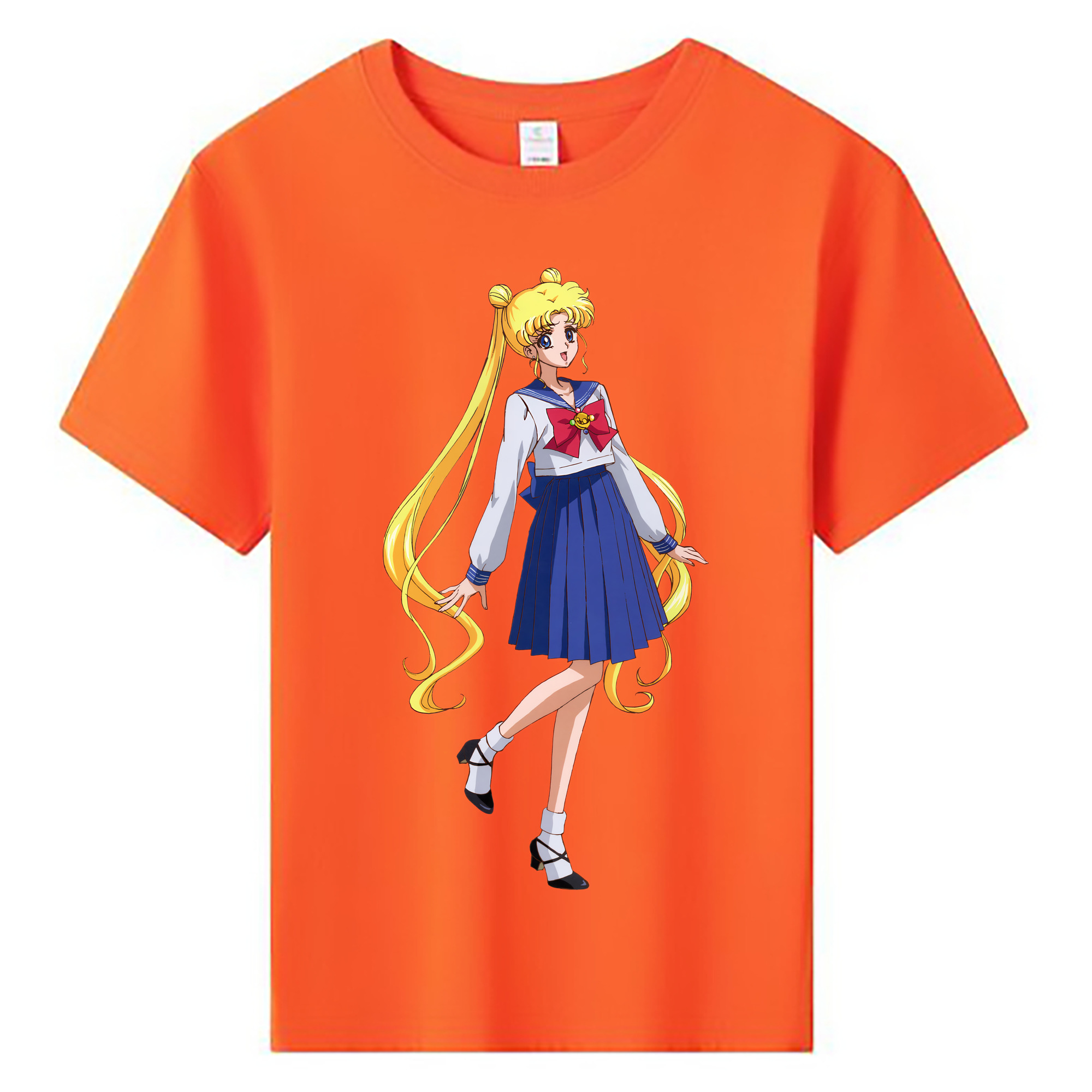 （画像用） 美少女戦士セーラームーン 愛野 美奈子 あいの みなこ Sailor Moon Aino Minako 綿100％キッズTシャツ（フロントプリント）
