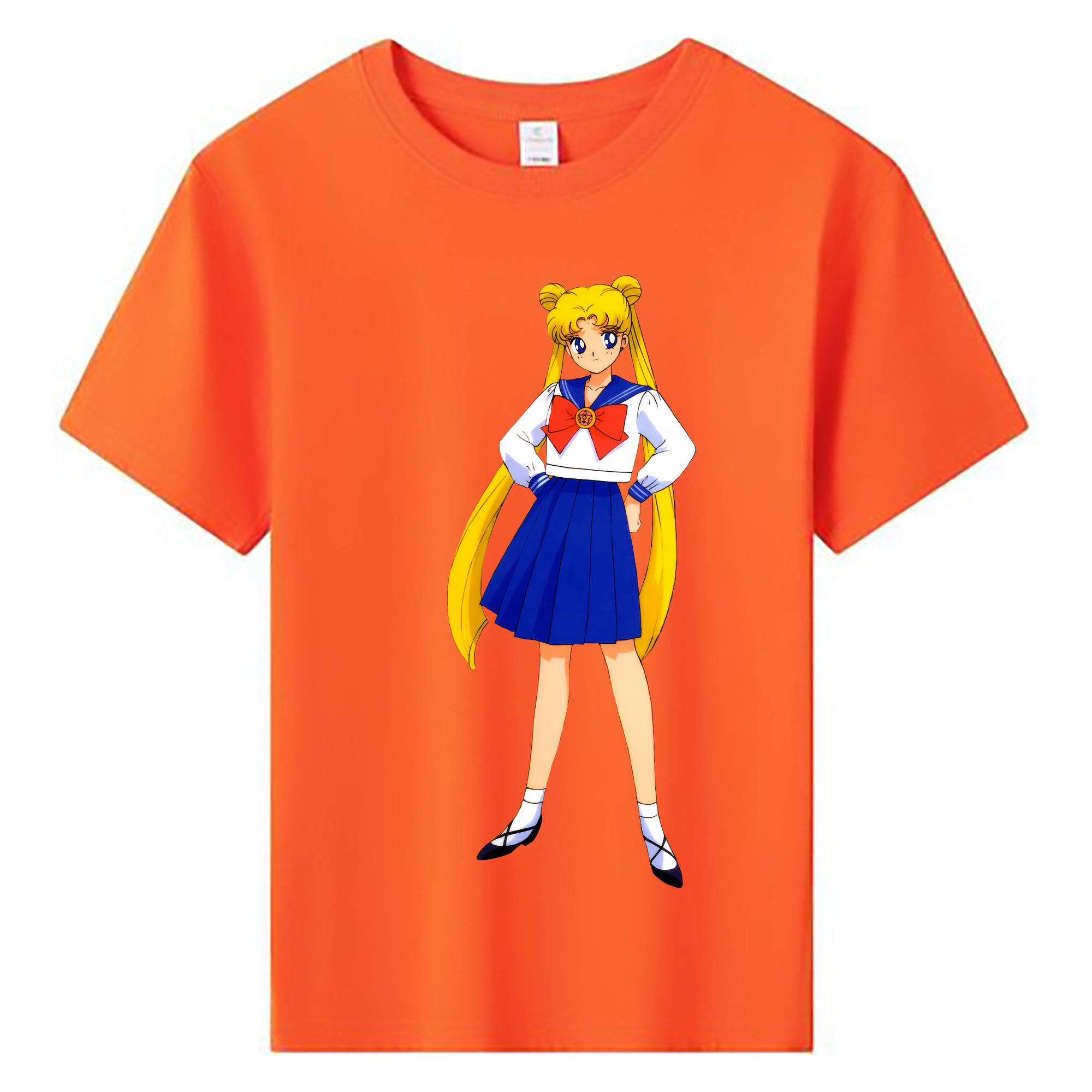 （画像用） 美少女戦士セーラームーン 愛野 美奈子 あいの みなこ Sailor Moon Aino Minako 綿100％キッズTシャツ（フロントプリント）
