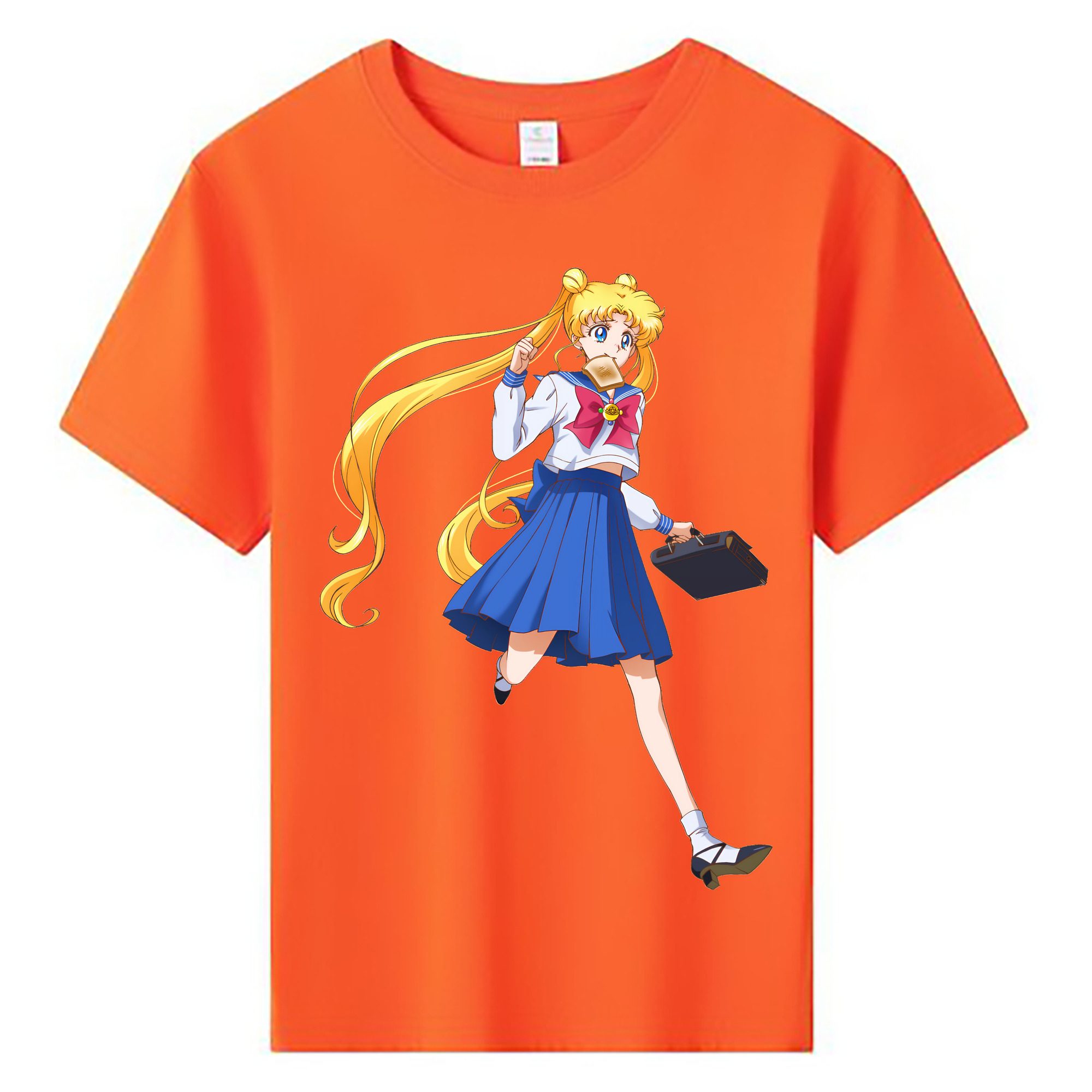（画像用） 美少女戦士セーラームーン 愛野 美奈子 あいの みなこ Sailor Moon Aino Minako 綿100％キッズTシャツ（フロントプリント）