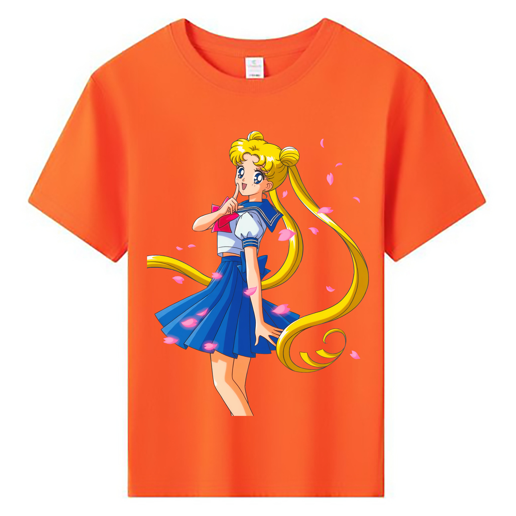 （画像用） 美少女戦士セーラームーン 愛野 美奈子 あいの みなこ Sailor Moon Aino Minako 綿100％キッズTシャツ（フロントプリント）