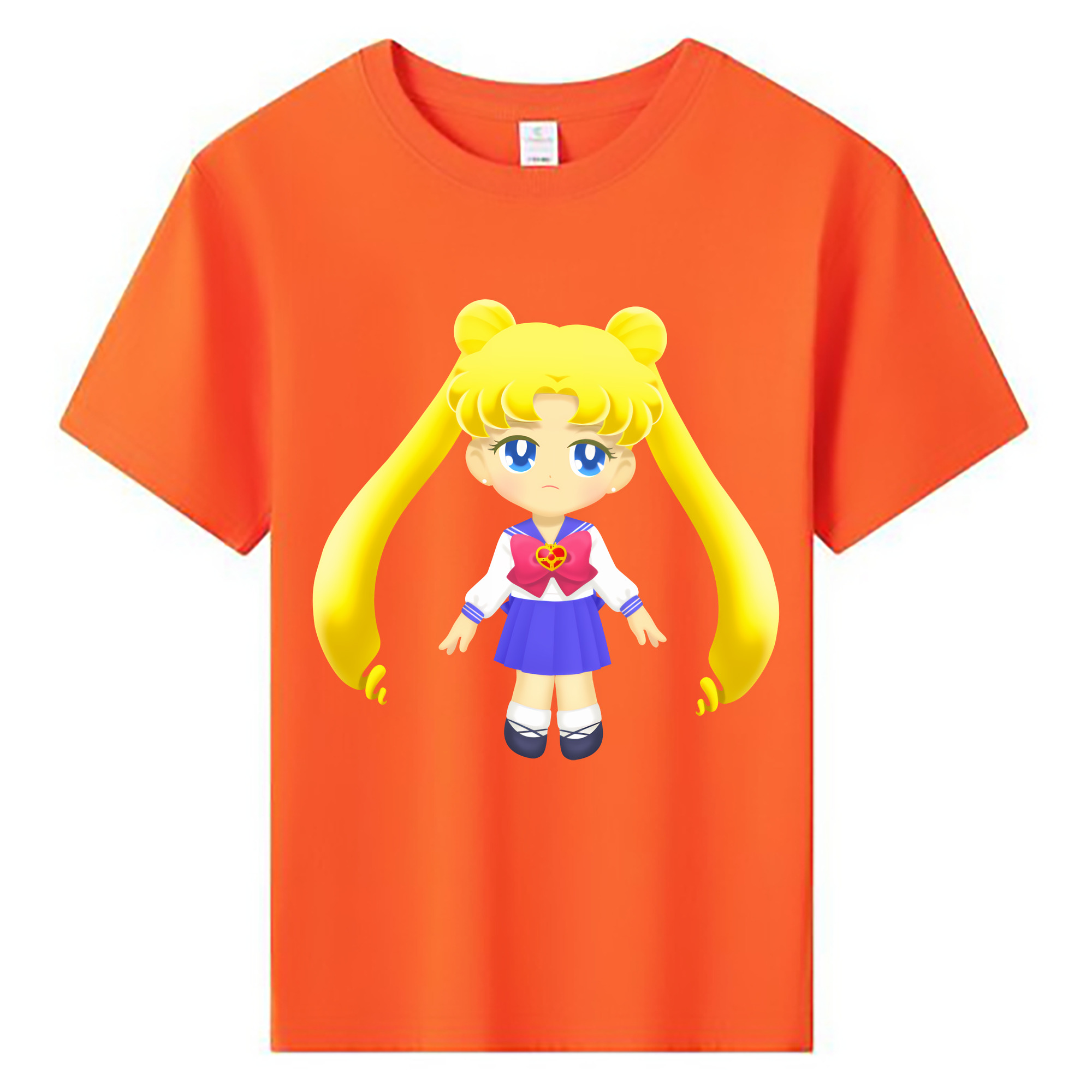 （画像用） 美少女戦士セーラームーン 愛野 美奈子 あいの みなこ Sailor Moon Aino Minako 綿100％キッズTシャツ（フロントプリント）