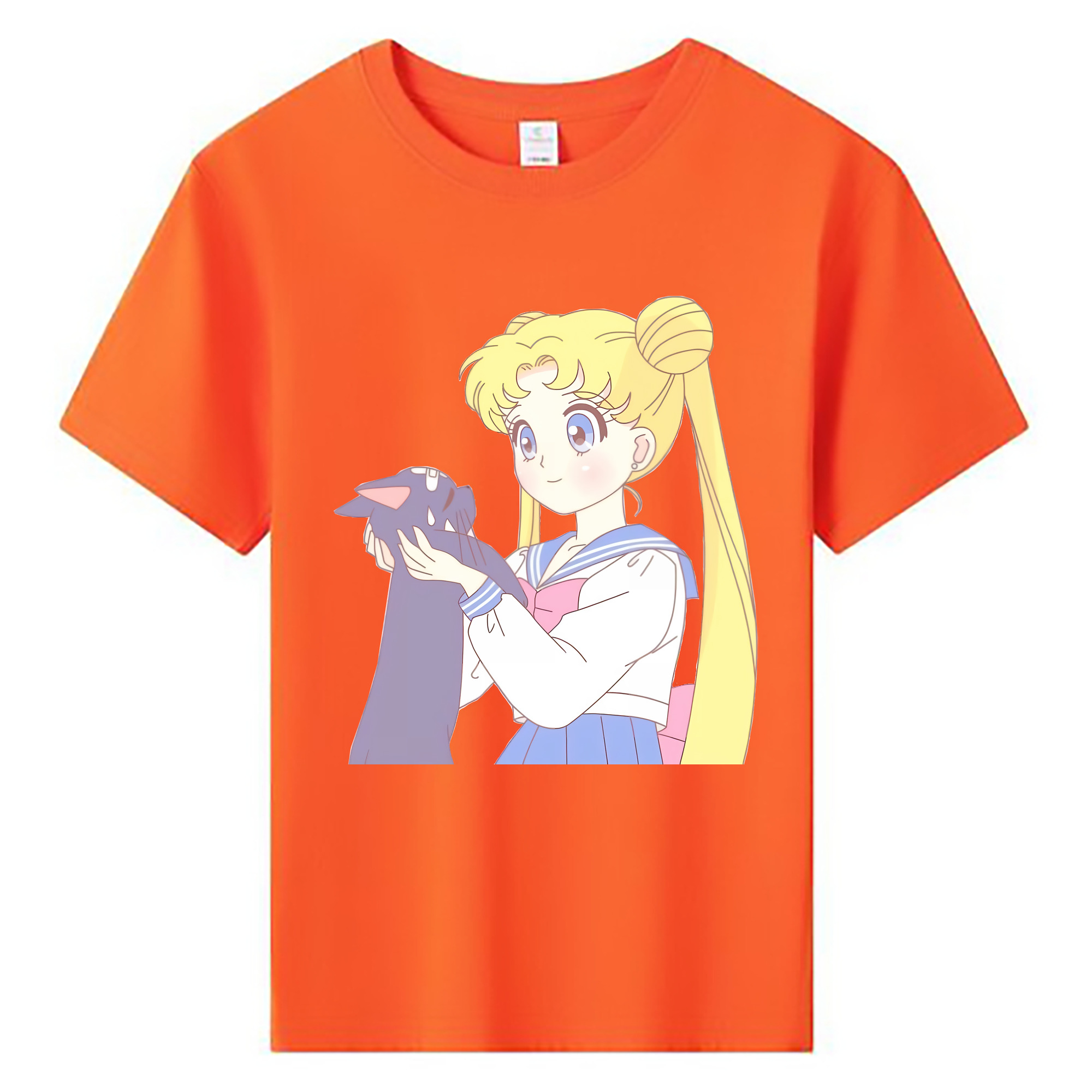 （画像用） 美少女戦士セーラームーン 愛野 美奈子 あいの みなこ Sailor Moon Aino Minako 綿100％キッズTシャツ（フロントプリント）
