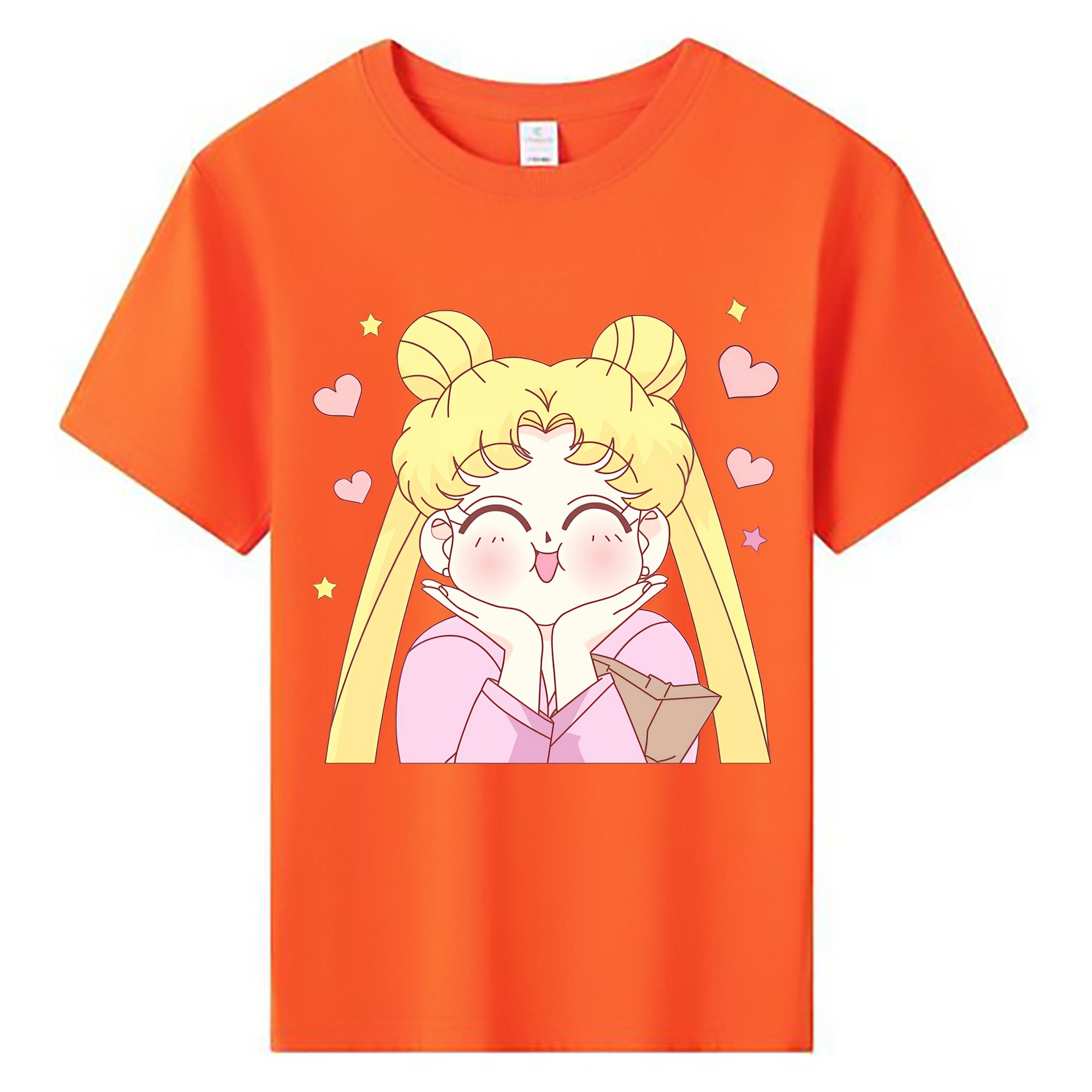 （画像用） 美少女戦士セーラームーン 愛野 美奈子 あいの みなこ Sailor Moon Aino Minako 綿100％キッズTシャツ（フロントプリント）