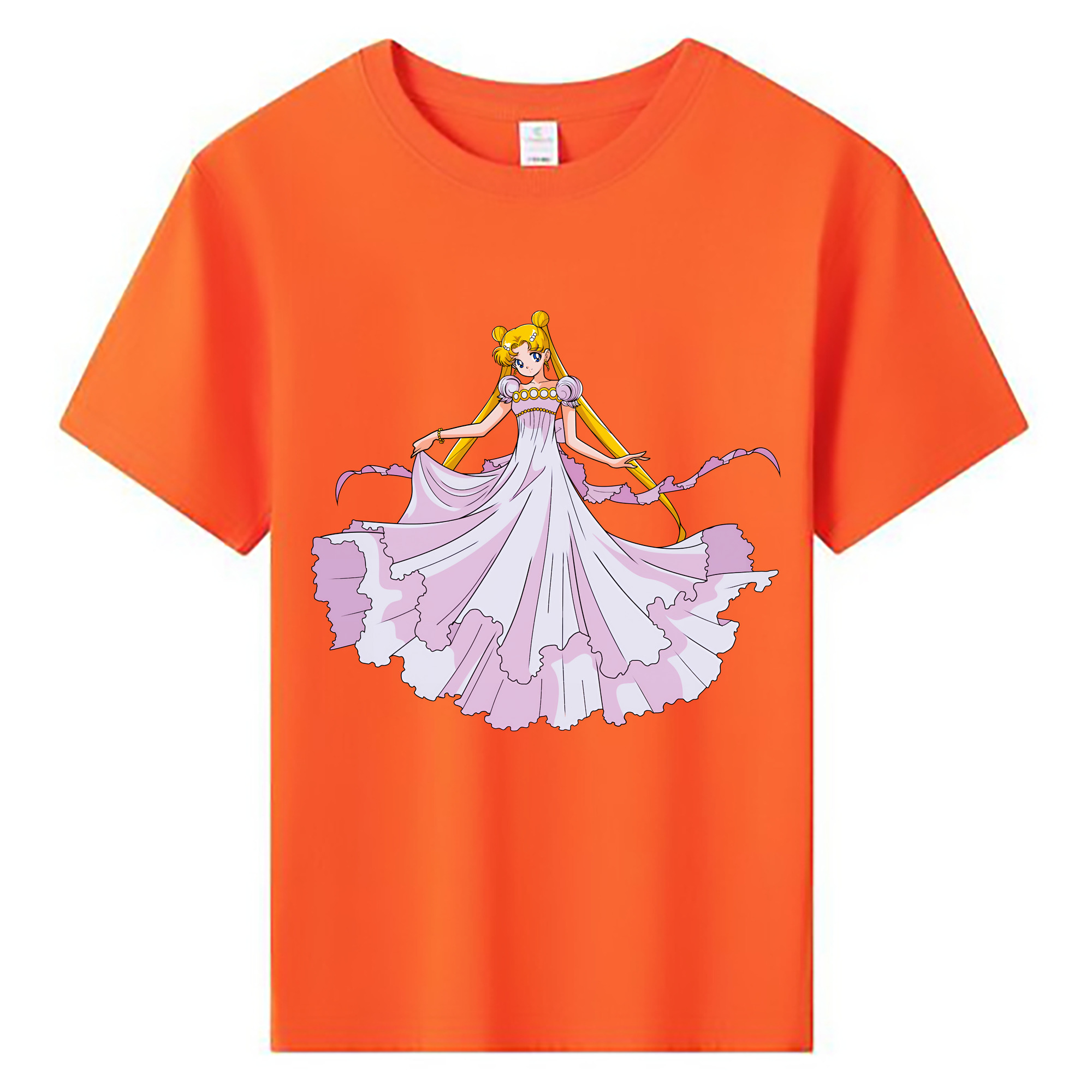 （画像用） 美少女戦士セーラームーン 愛野 美奈子 あいの みなこ Sailor Moon Aino Minako 綿100％キッズTシャツ（フロントプリント）