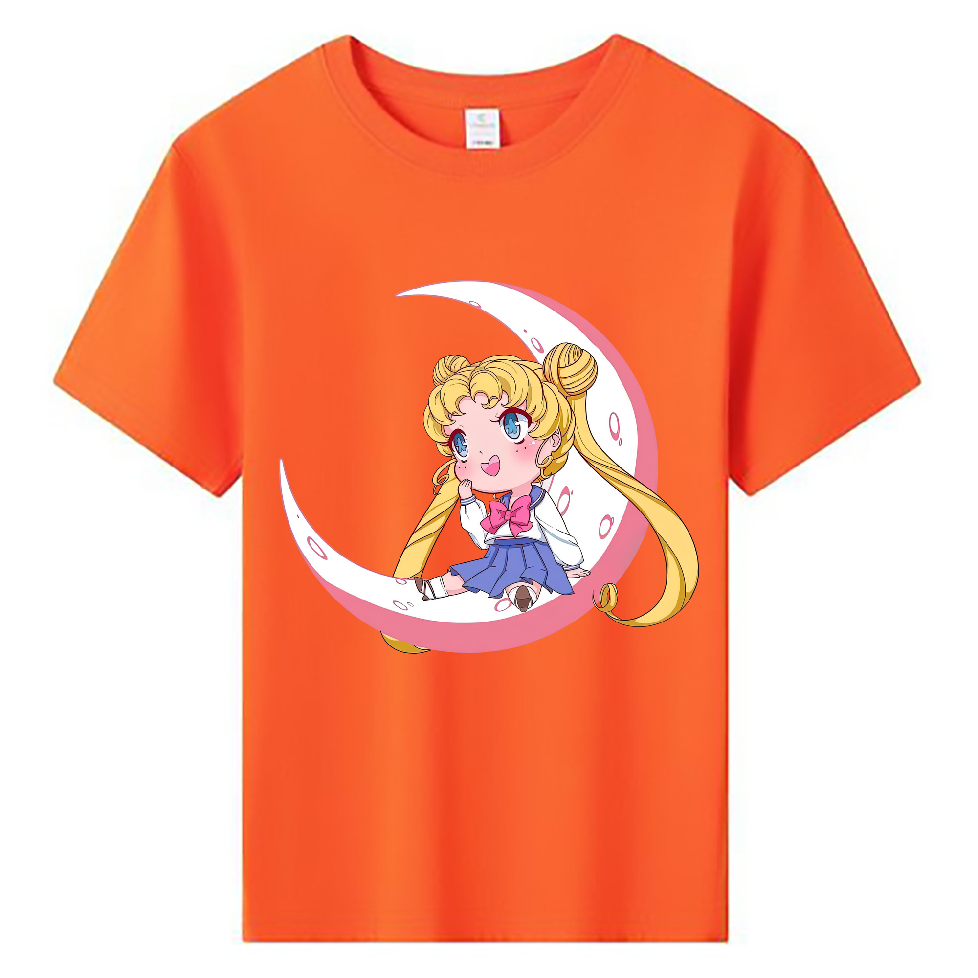 （画像用） 美少女戦士セーラームーン 愛野 美奈子 あいの みなこ Sailor Moon Aino Minako 綿100％キッズTシャツ（フロントプリント）