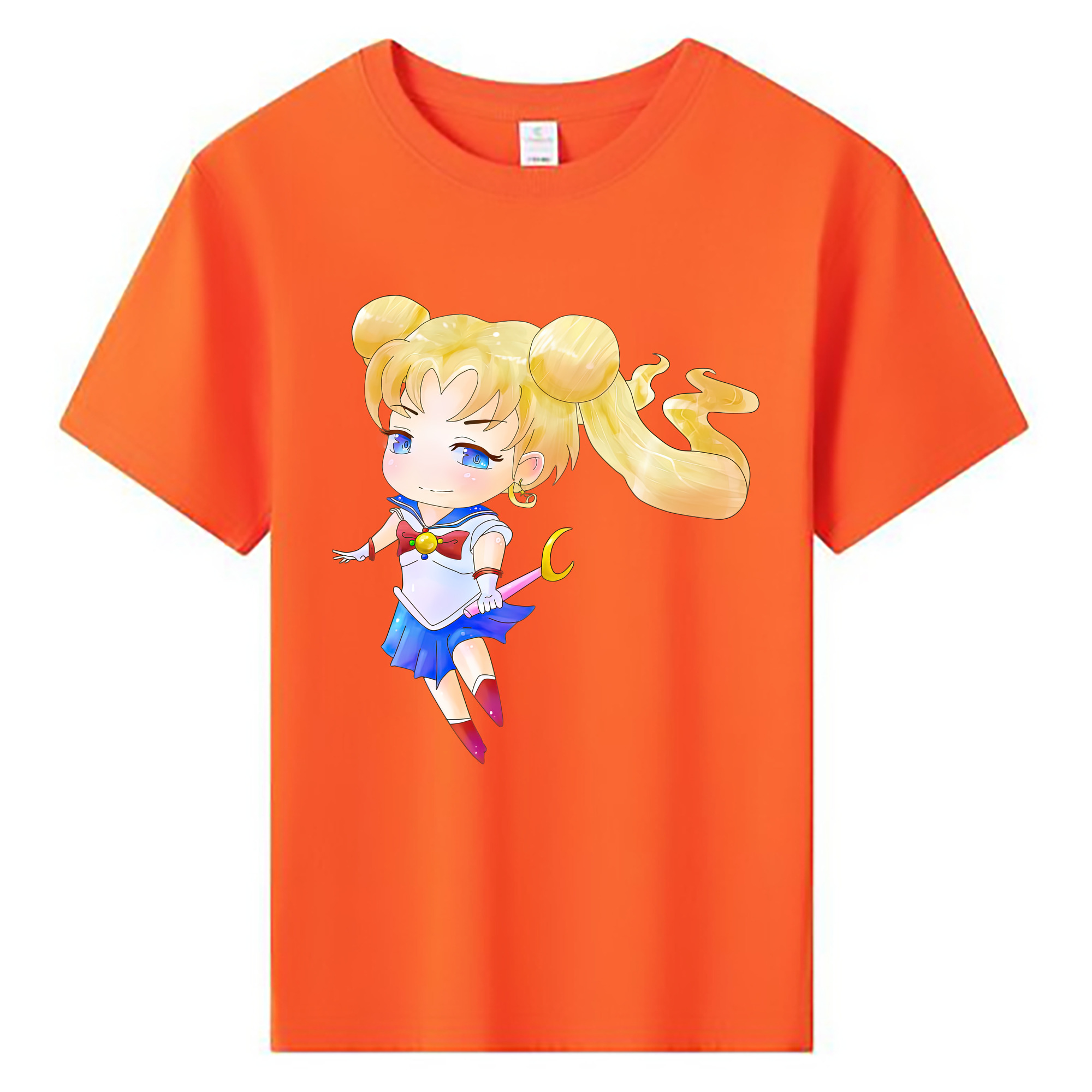 （画像用） 美少女戦士セーラームーン 愛野 美奈子 あいの みなこ Sailor Moon Aino Minako 綿100％キッズTシャツ（フロントプリント）