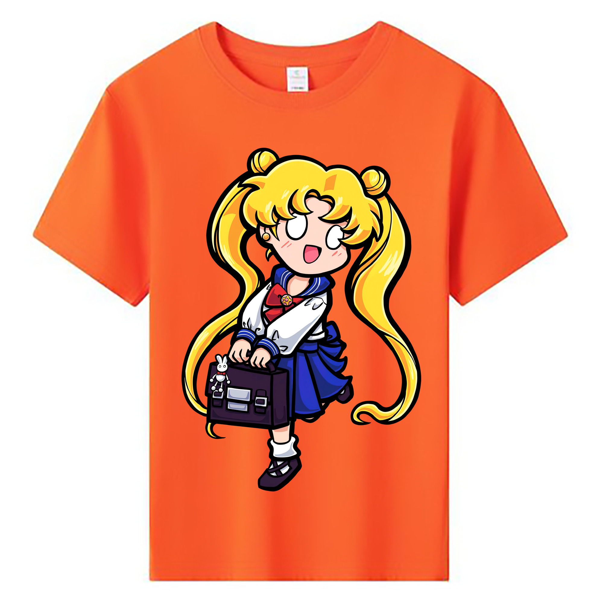 （画像用） 美少女戦士セーラームーン 愛野 美奈子 あいの みなこ Sailor Moon Aino Minako 綿100％キッズTシャツ（フロントプリント）