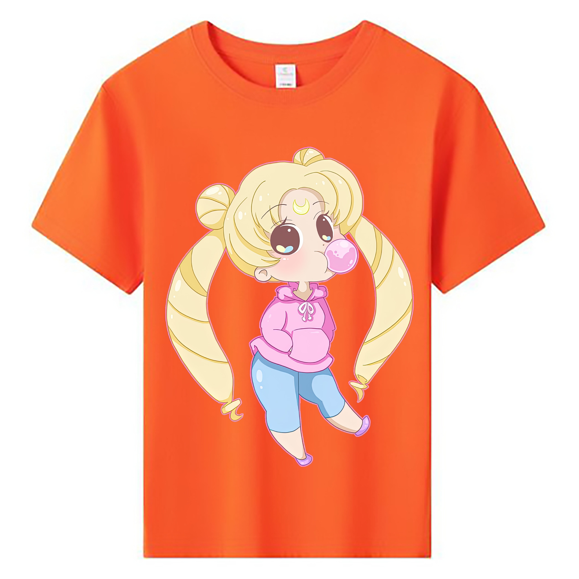 （画像用） 美少女戦士セーラームーン 愛野 美奈子 あいの みなこ Sailor Moon Aino Minako 綿100％キッズTシャツ（フロントプリント）