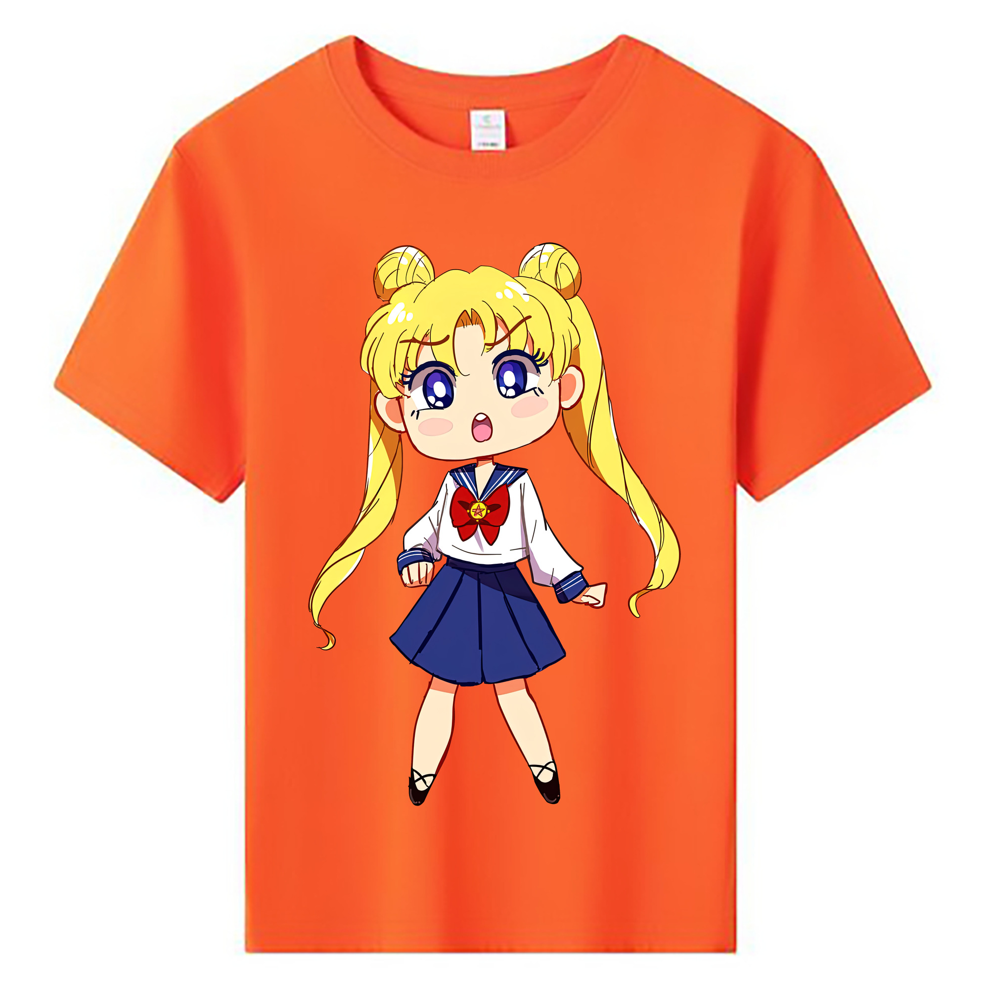 （画像用） 美少女戦士セーラームーン 愛野 美奈子 あいの みなこ Sailor Moon Aino Minako 綿100％キッズTシャツ（フロントプリント）
