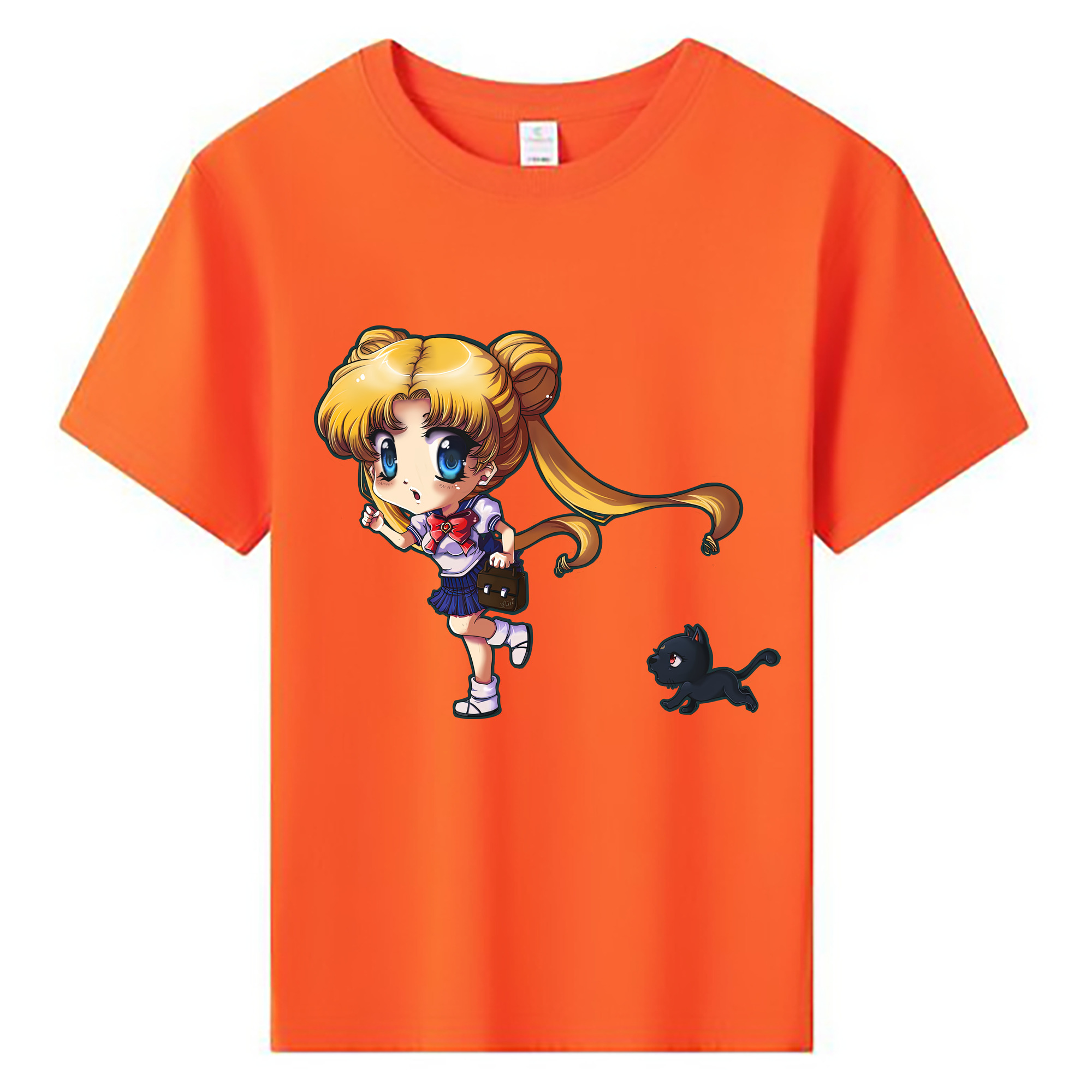 （画像用） 美少女戦士セーラームーン 愛野 美奈子 あいの みなこ Sailor Moon Aino Minako 綿100％キッズTシャツ（フロントプリント）