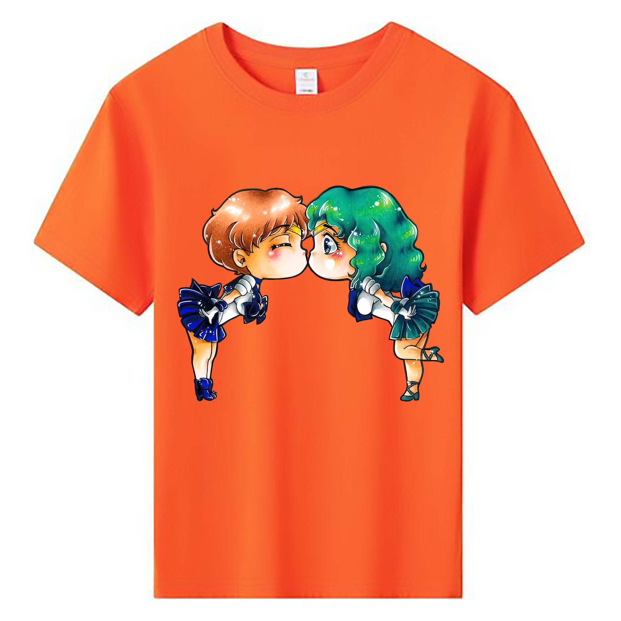 （画像用） 美少女戦士セーラームーン 天王はるか Sailor Moon Tenoh Haruka 綿100％キッズTシャツ（フロントプリント）