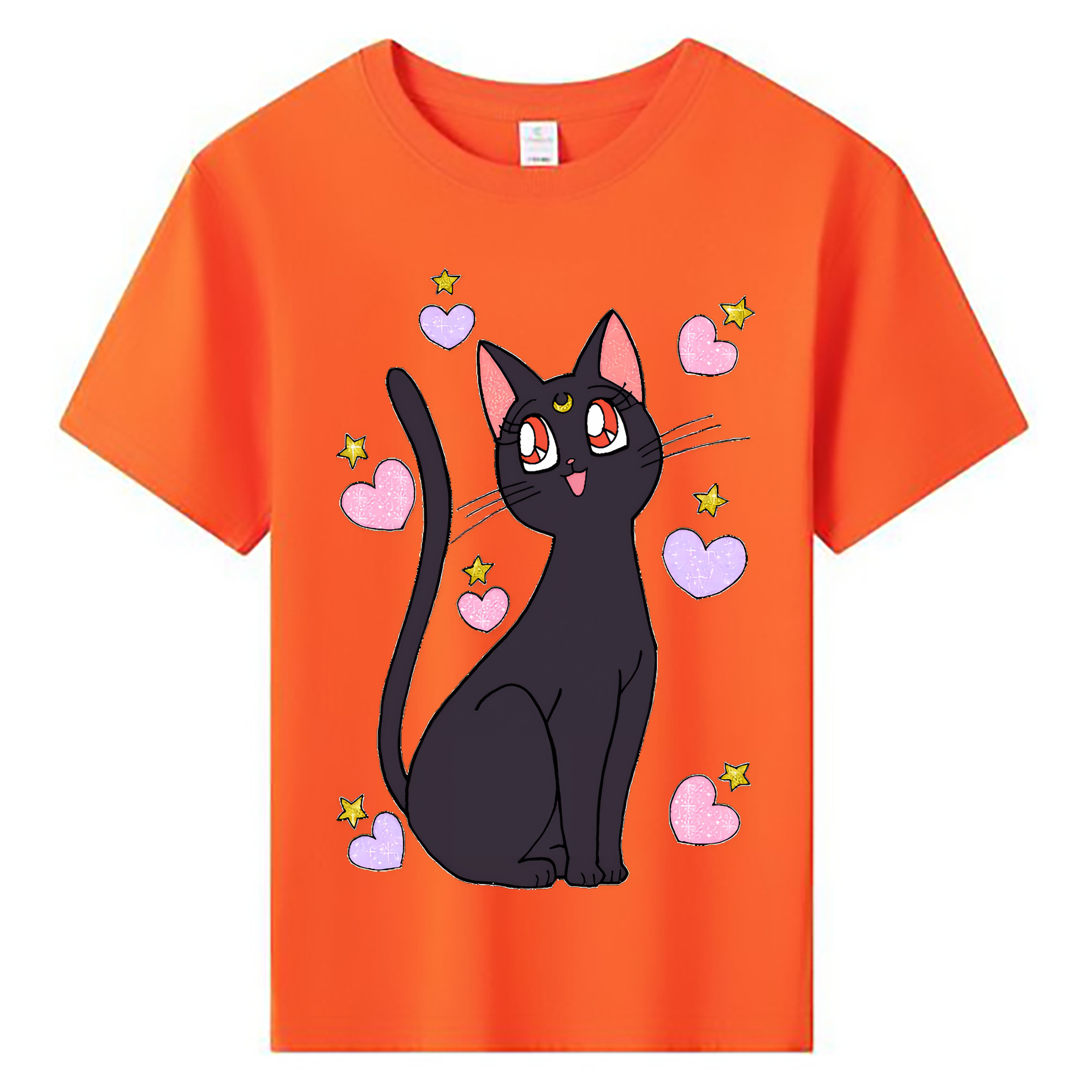 （画像用） 美少女戦士セーラームーン Sailor Moon 綿100％キッズTシャツ（フロントプリント）