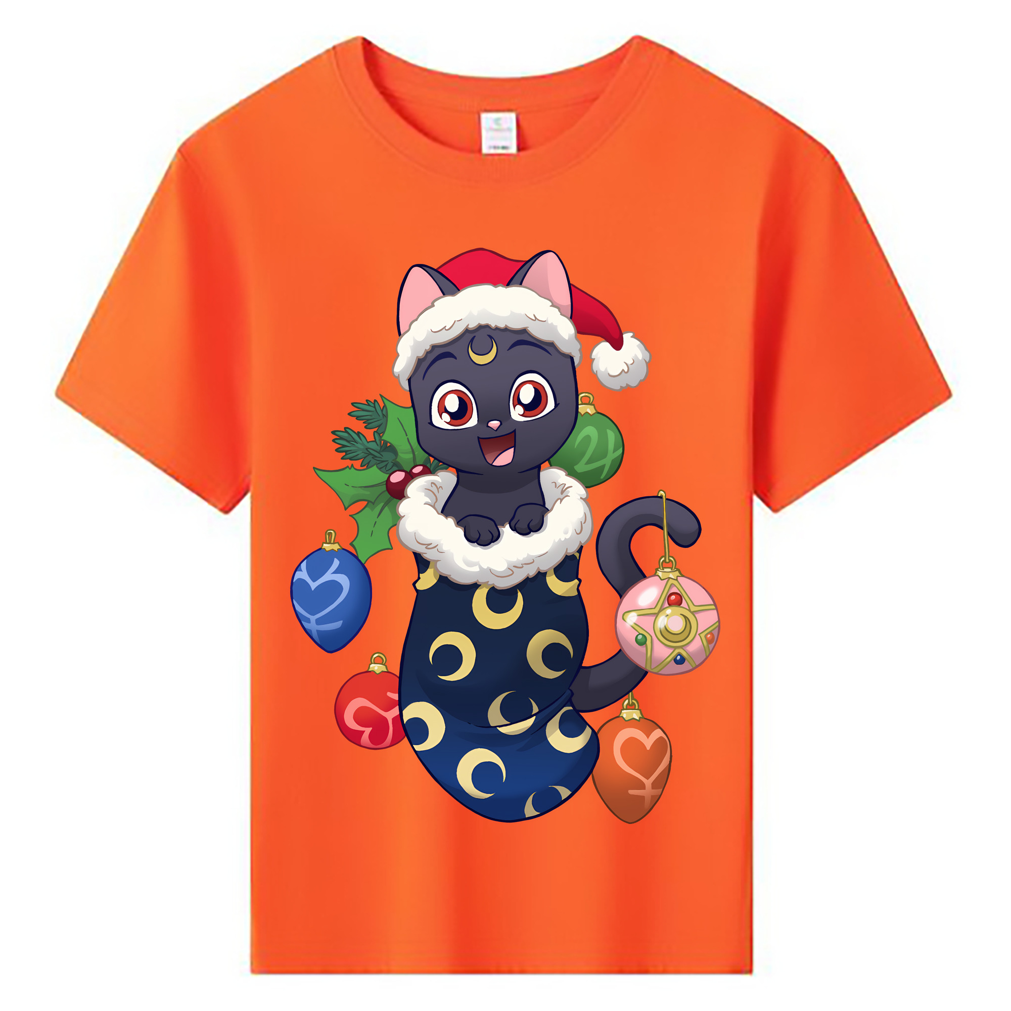 （画像用） 美少女戦士セーラームーン Sailor Moon 綿100％キッズTシャツ（フロントプリント）