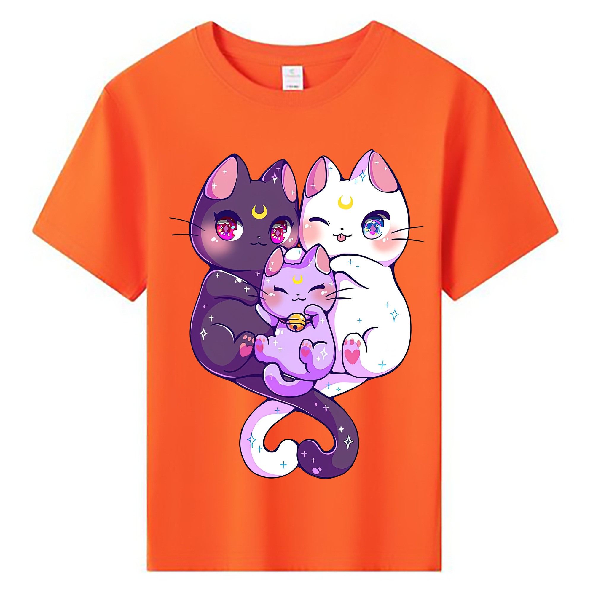 （画像用） 美少女戦士セーラームーン Sailor Moon 綿100％キッズTシャツ（フロントプリント）