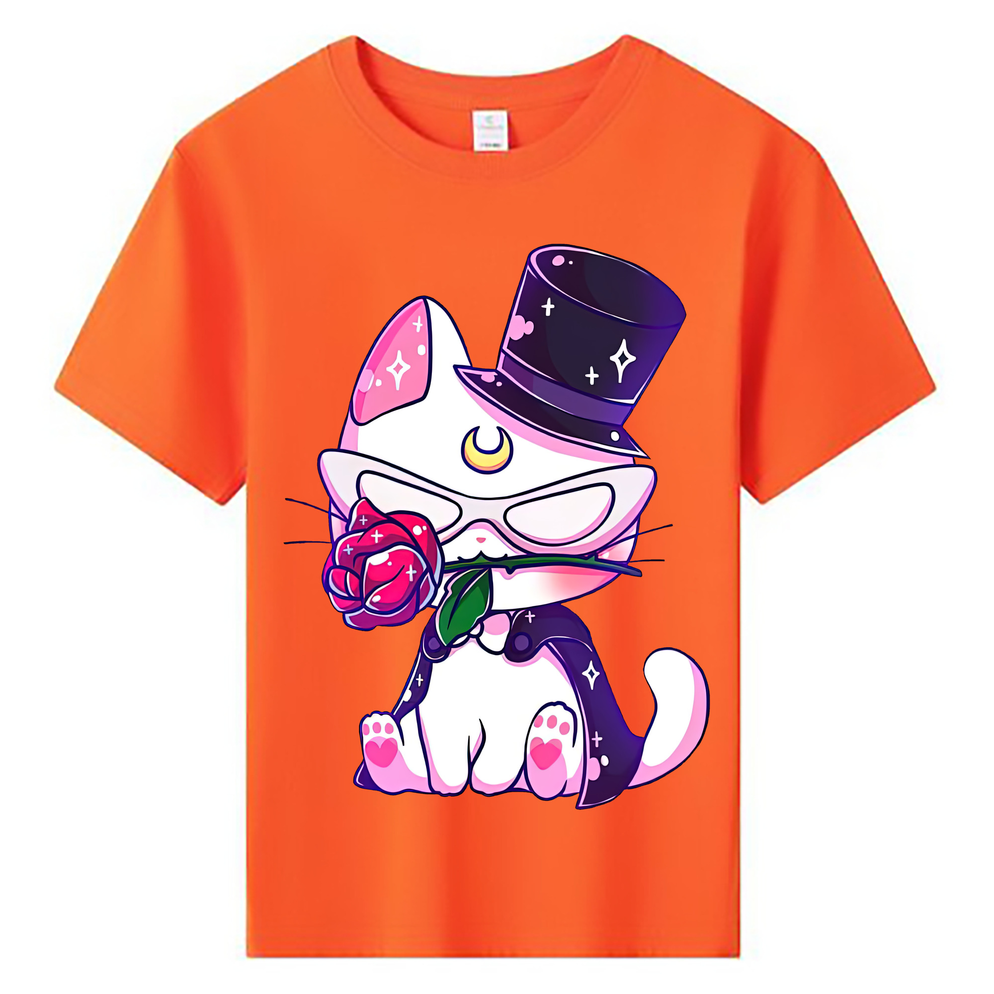 （画像用） 美少女戦士セーラームーン Sailor Moon 綿100％キッズTシャツ（フロントプリント）