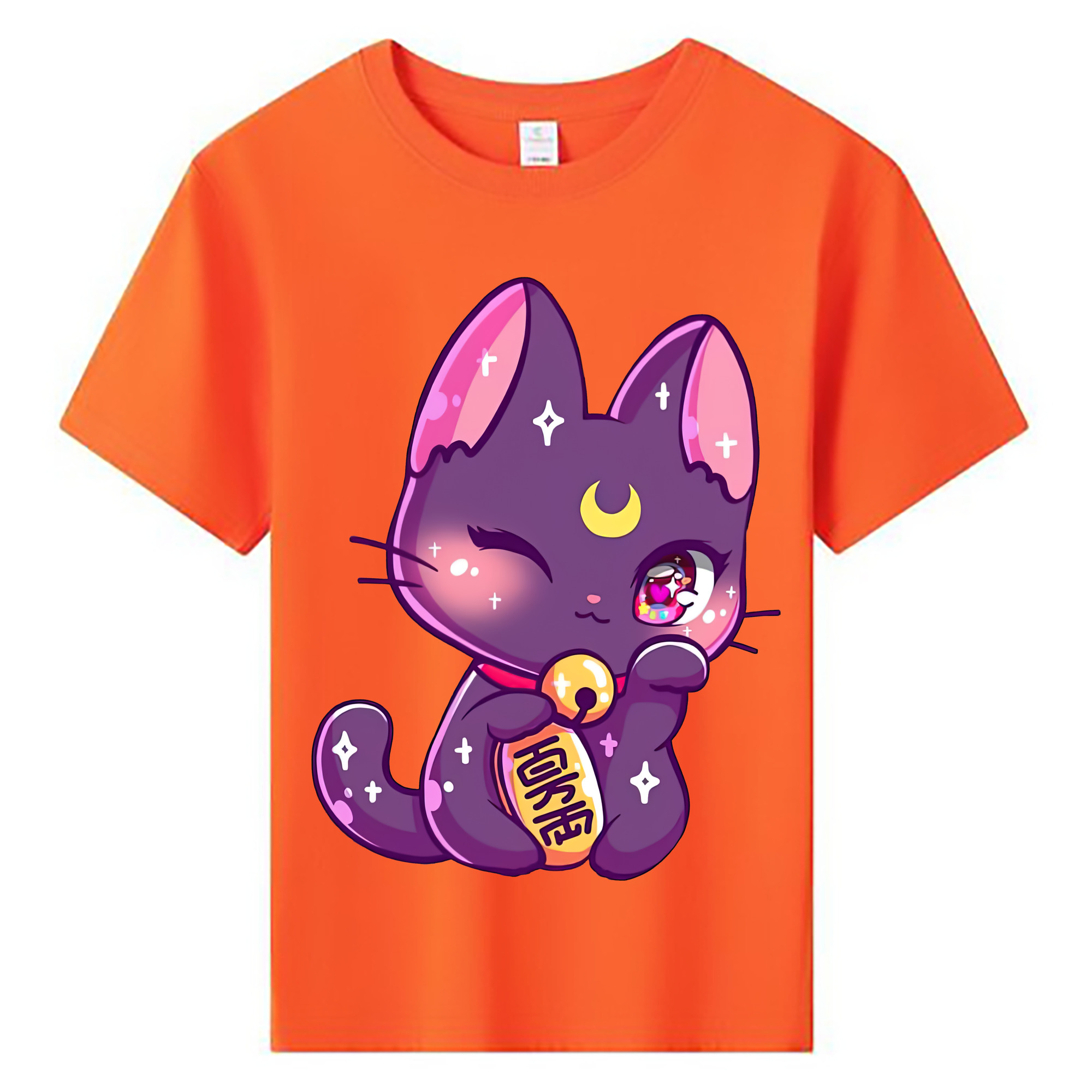 （画像用） 美少女戦士セーラームーン Sailor Moon 綿100％キッズTシャツ（フロントプリント）