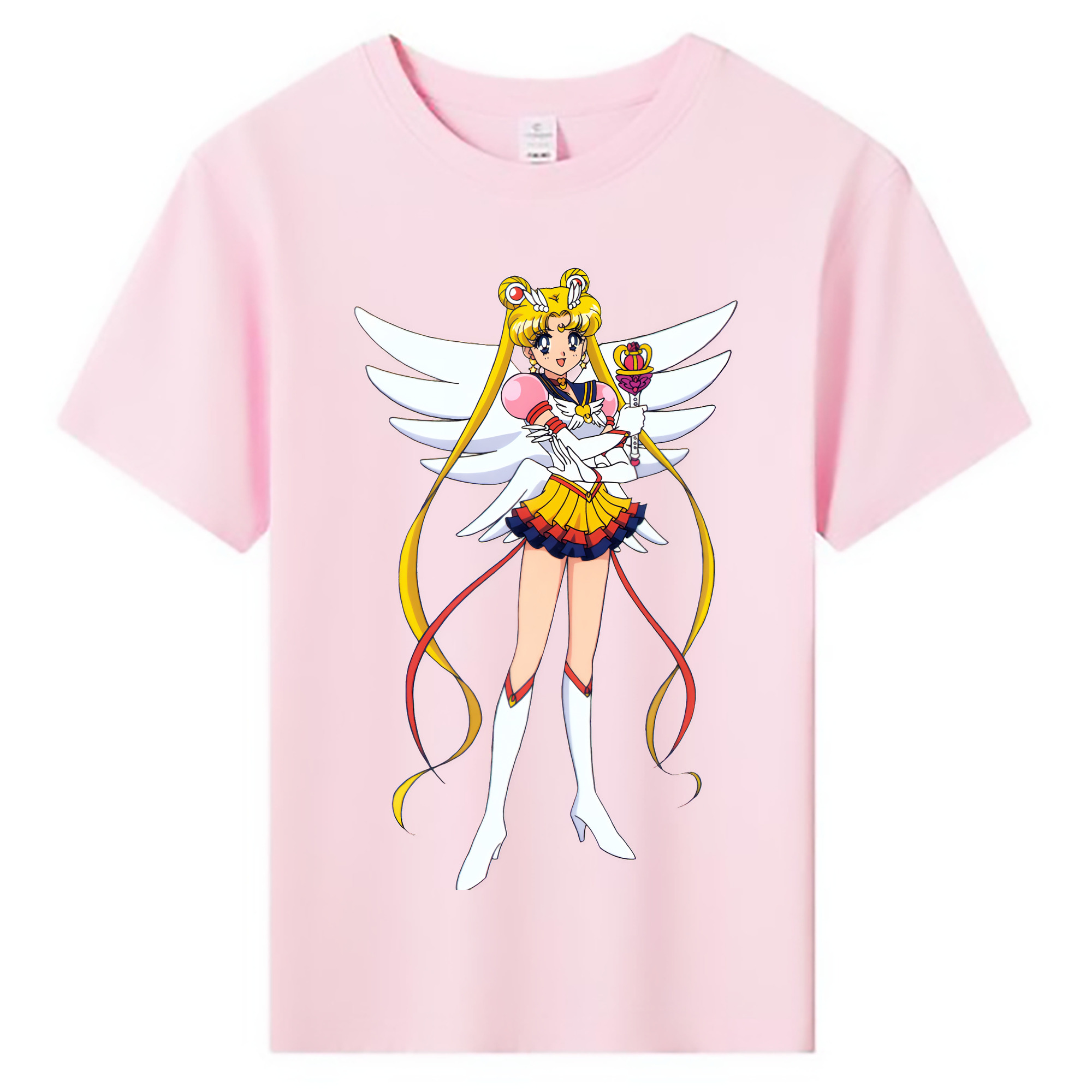 （画像用） 美少女戦士セーラームーン 月野 うさぎ つきの うさぎ Sailor Moon Tsukino Usagi 綿100％キッズTシャツ（フロントプリント）