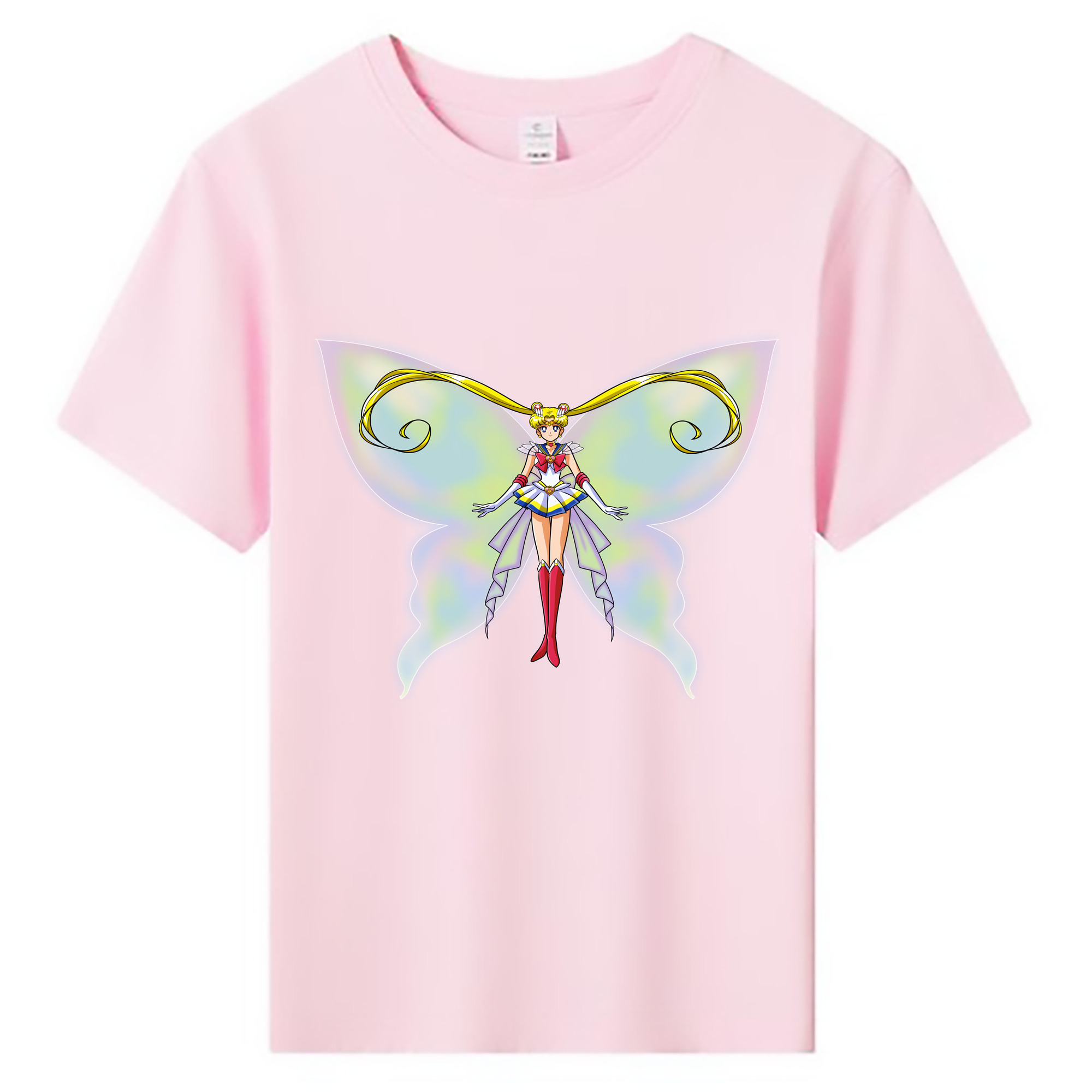 （画像用） 美少女戦士セーラームーン 月野 うさぎ つきの うさぎ Sailor Moon Tsukino Usagi 綿100％キッズTシャツ（フロントプリント）