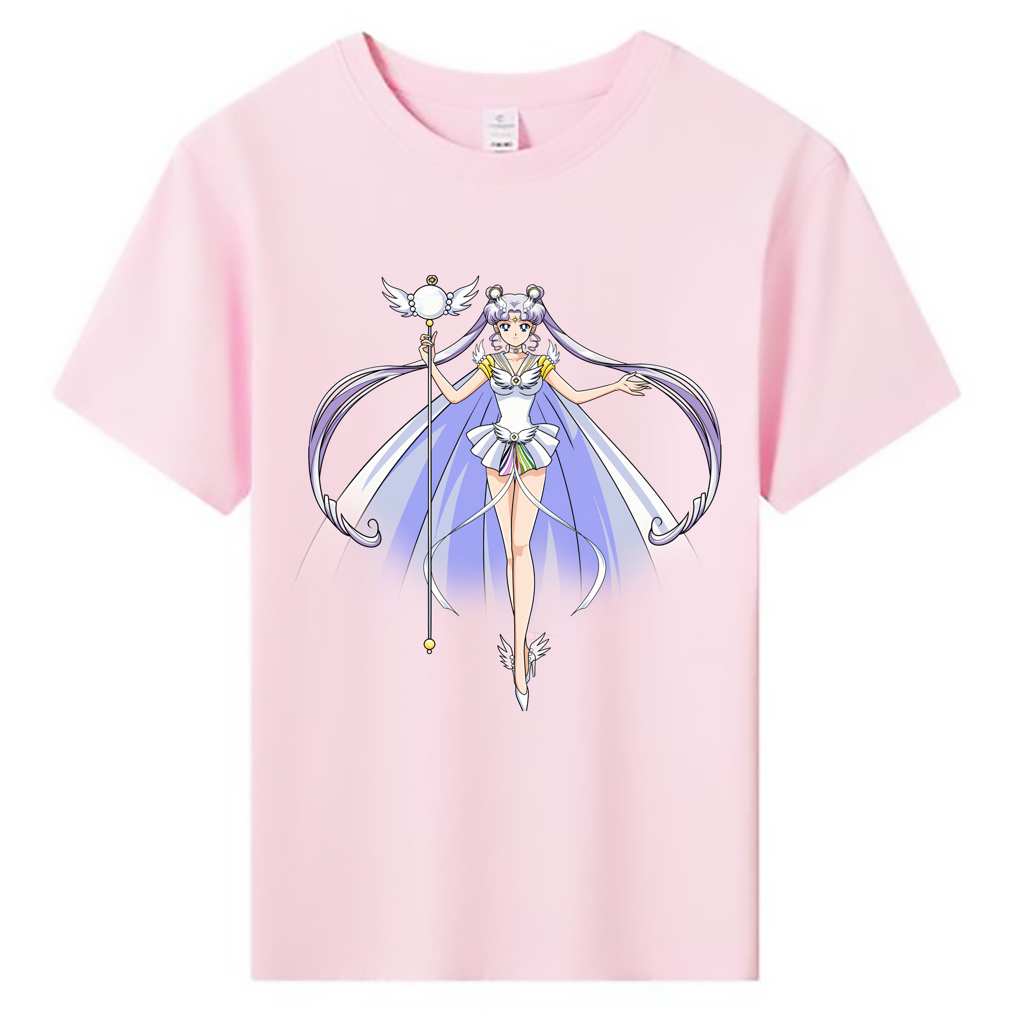 （画像用） 美少女戦士セーラームーン 月野 うさぎ つきの うさぎ Sailor Moon Tsukino Usagi 綿100％キッズTシャツ（フロントプリント）