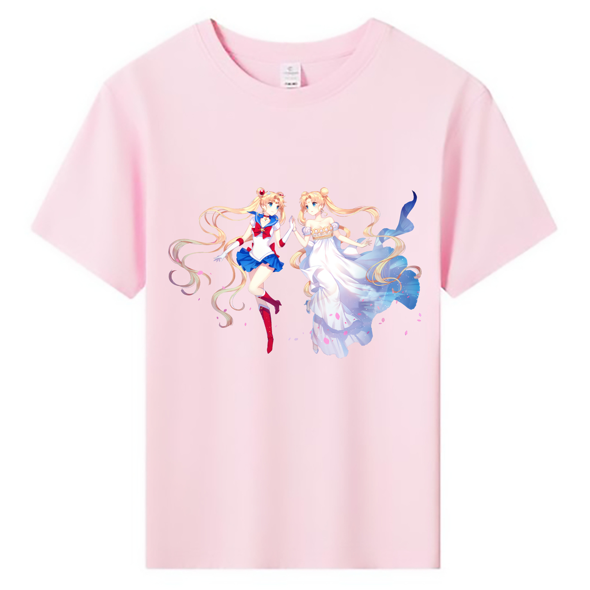 （画像用） 美少女戦士セーラームーン 月野 うさぎ つきの うさぎ Sailor Moon Tsukino Usagi 綿100％キッズTシャツ（フロントプリント）