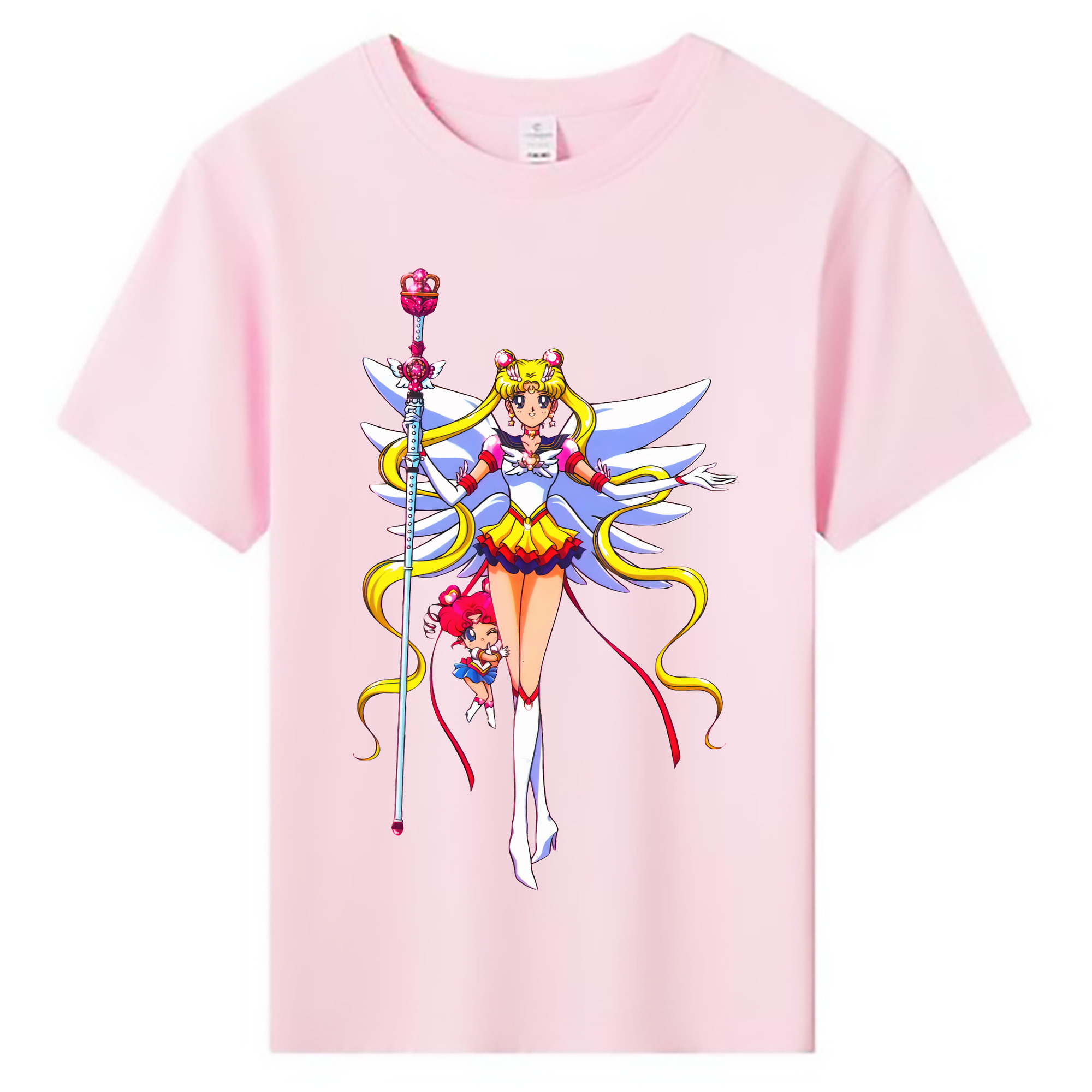 （画像用） 美少女戦士セーラームーン 月野 うさぎ つきの うさぎ Sailor Moon Tsukino Usagi 綿100％キッズTシャツ（フロントプリント）