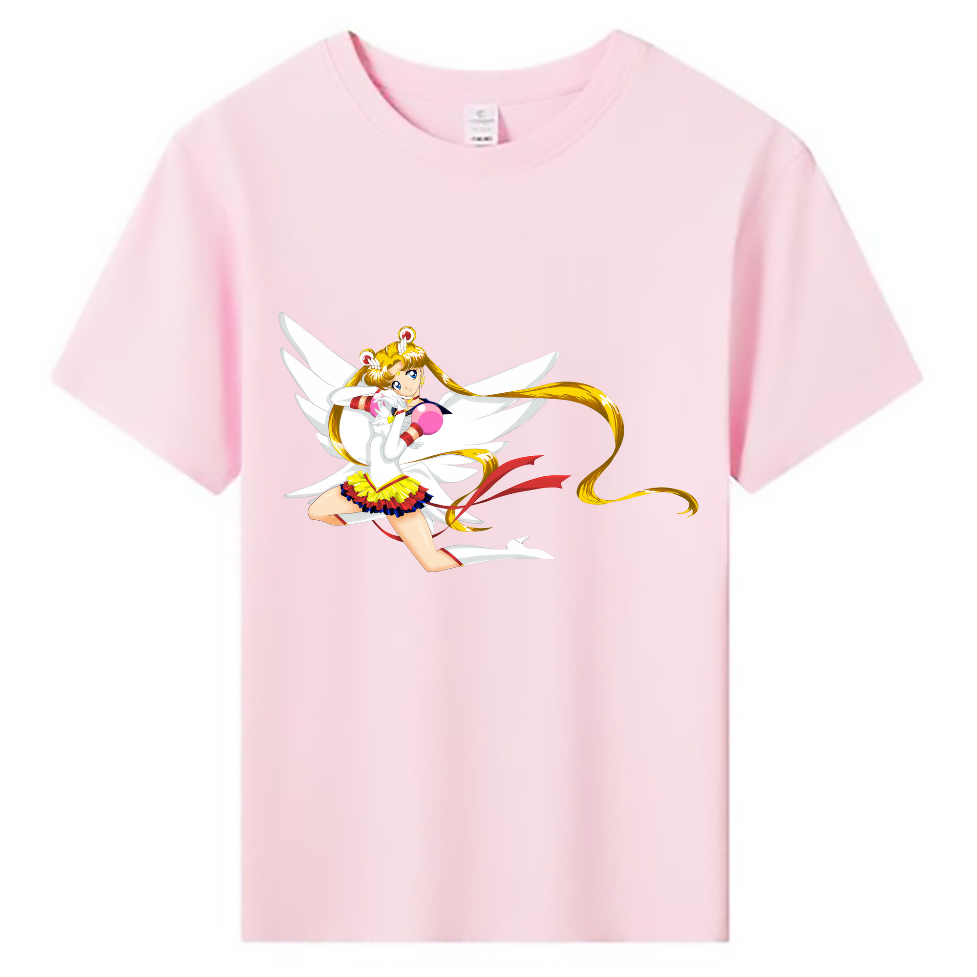 （画像用） 美少女戦士セーラームーン 月野 うさぎ つきの うさぎ Sailor Moon Tsukino Usagi 綿100％キッズTシャツ（フロントプリント）