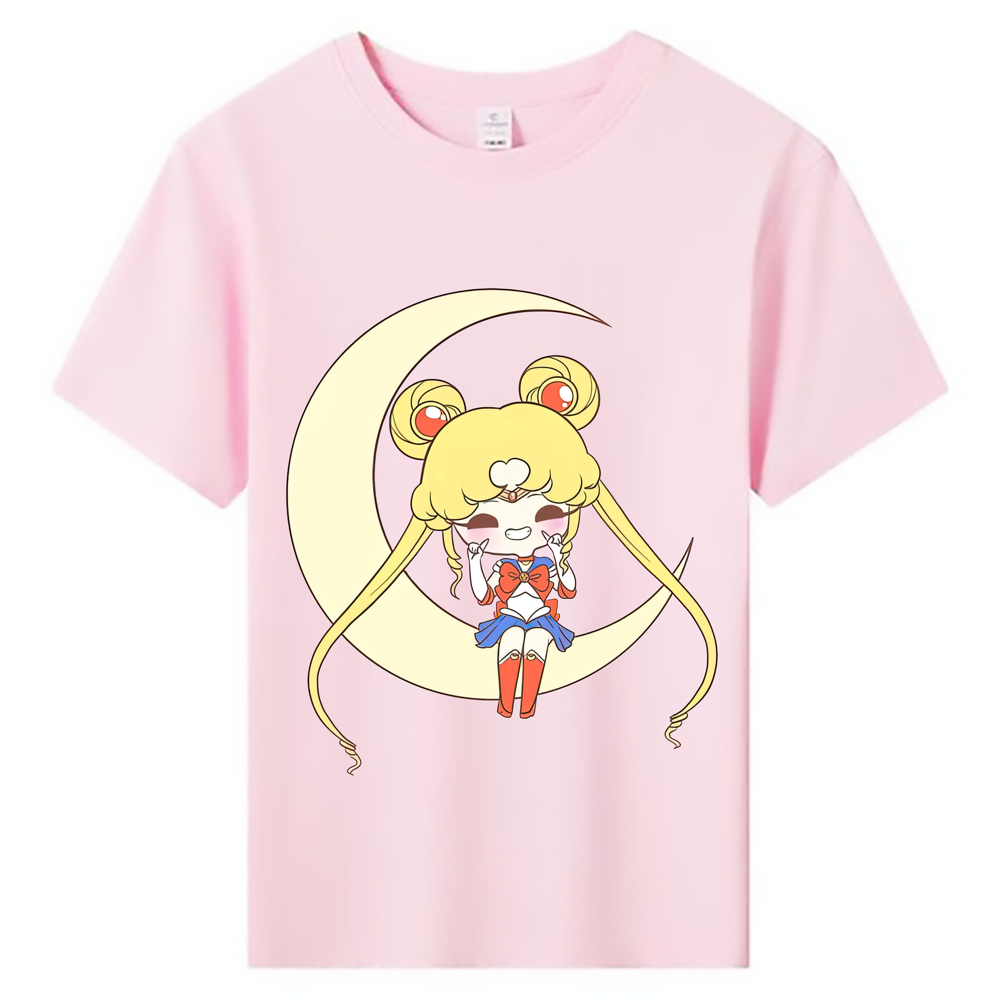 （画像用） 美少女戦士セーラームーン 月野 うさぎ つきの うさぎ Sailor Moon Tsukino Usagi 綿100％キッズTシャツ（フロントプリント）