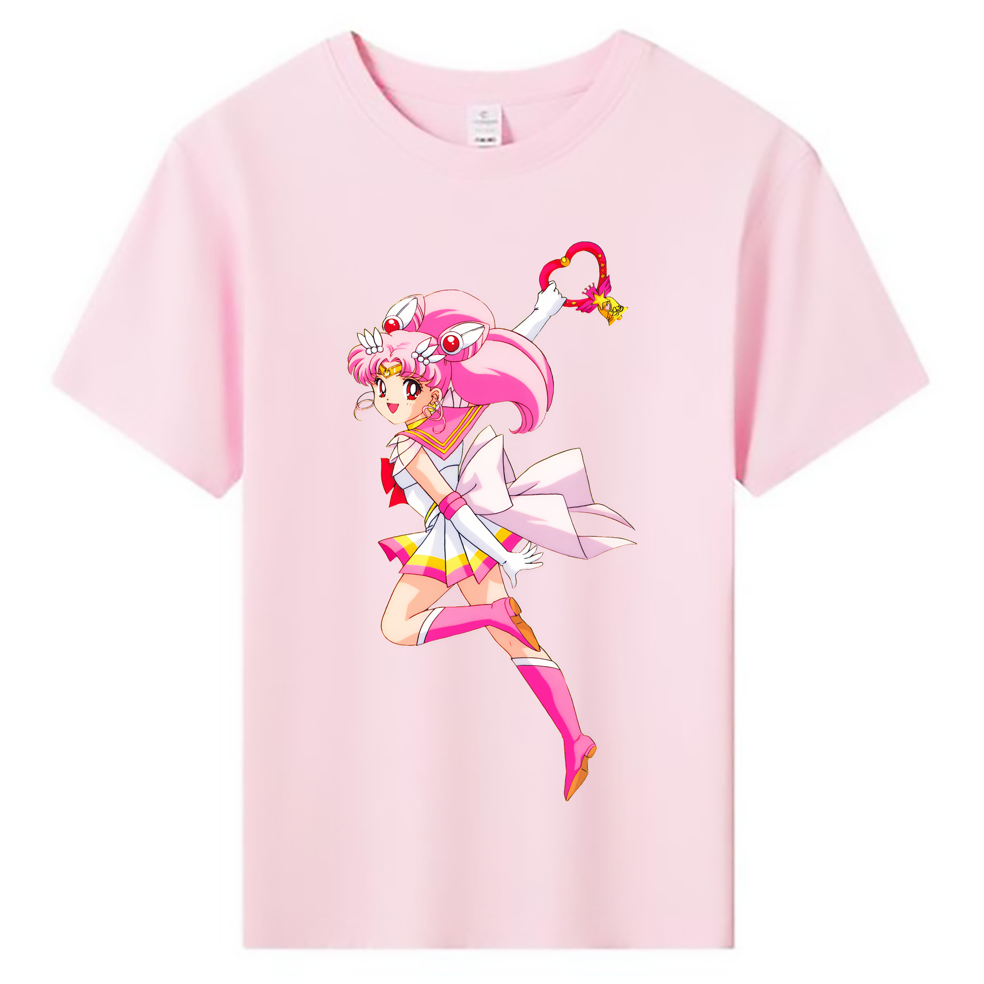 （画像用） 美少女戦士セーラームーン ちびうさ Sailor Moon Chibiusa Tsukino Usagi Small Lady Serenity 綿100％キッズTシャツ（フロントプリント）