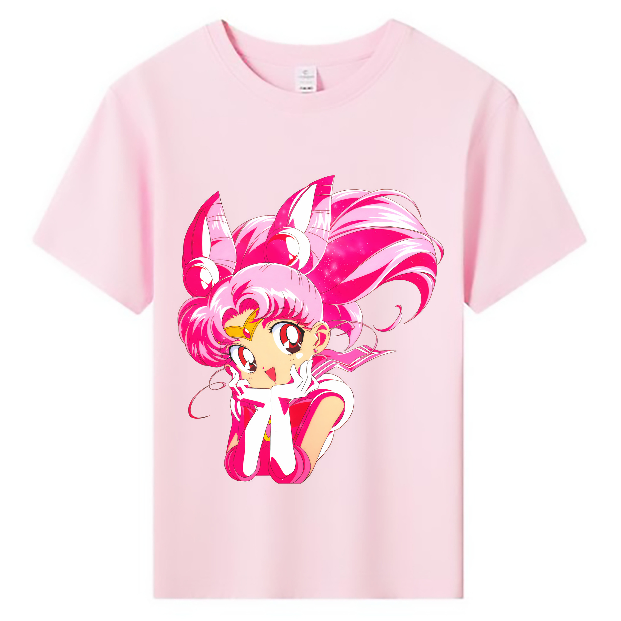（画像用） 美少女戦士セーラームーン ちびうさ Sailor Moon Chibiusa Tsukino Usagi Small Lady Serenity 綿100％キッズTシャツ（フロントプリント）