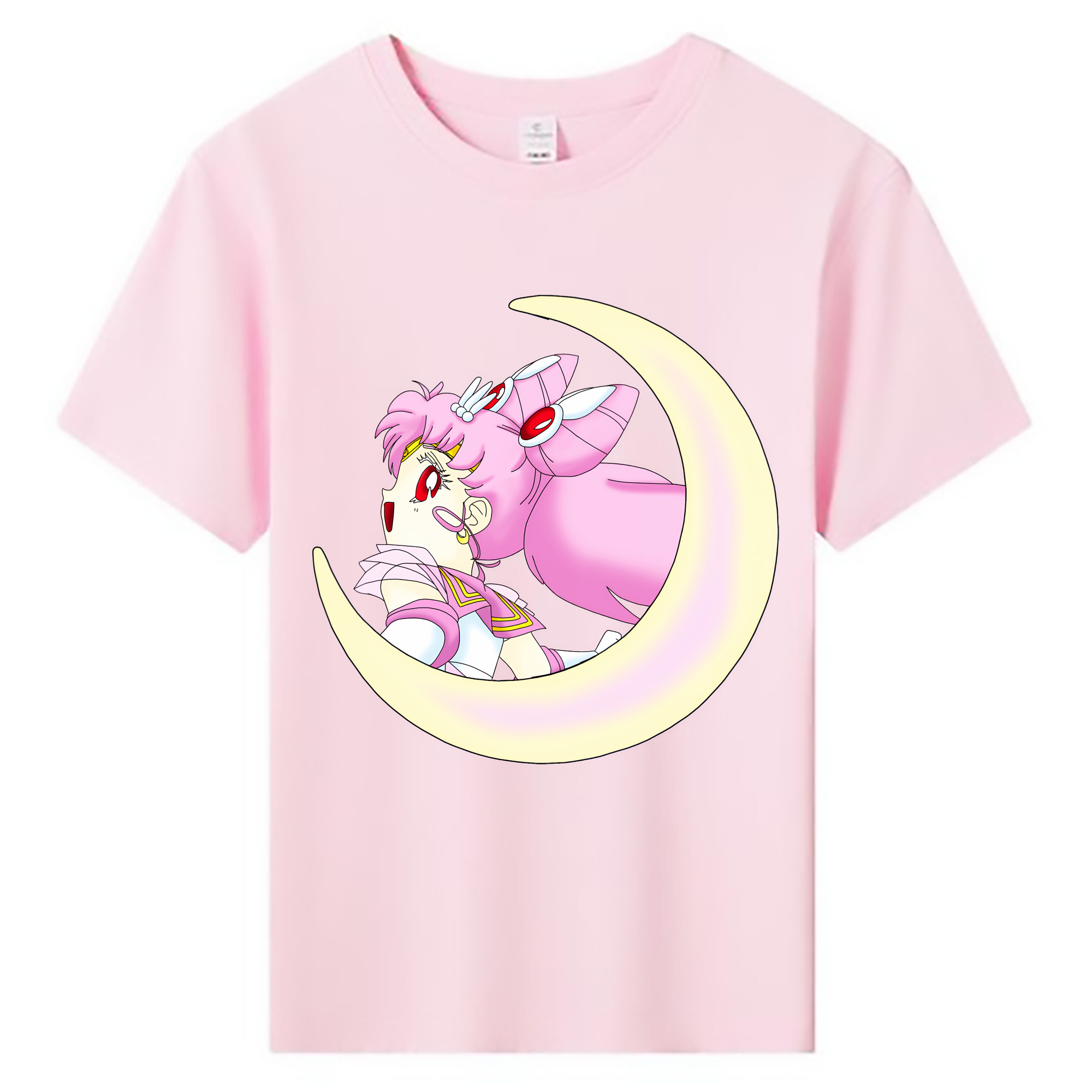 （画像用） 美少女戦士セーラームーン ちびうさ Sailor Moon Chibiusa Tsukino Usagi Small Lady Serenity 綿100％キッズTシャツ（フロントプリント）