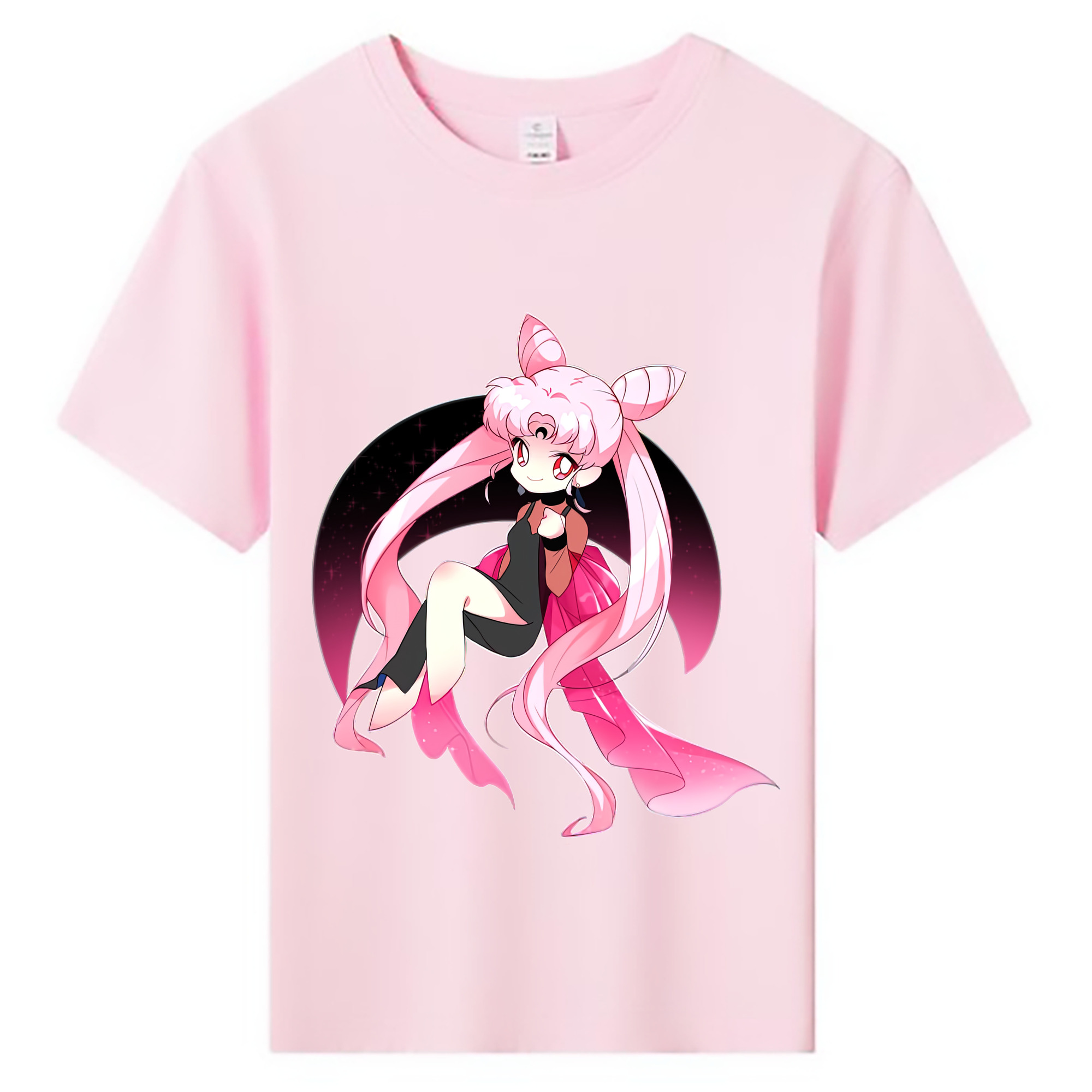 （画像用） 美少女戦士セーラームーン ちびうさ Sailor Moon Chibiusa Tsukino Usagi Small Lady Serenity 綿100％キッズTシャツ（フロントプリント）