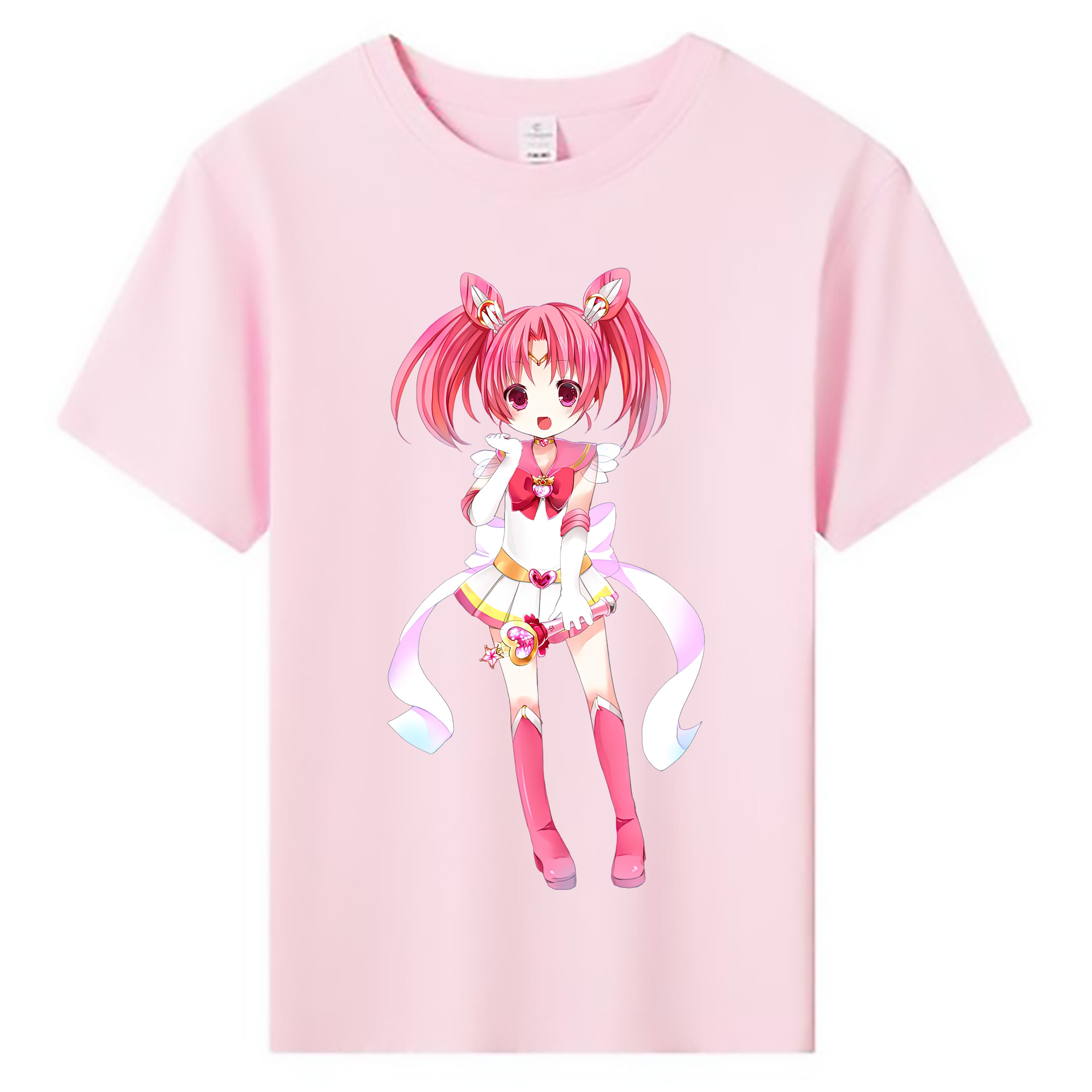 （画像用） 美少女戦士セーラームーン ちびうさ Sailor Moon Chibiusa Tsukino Usagi Small Lady Serenity 綿100％キッズTシャツ（フロントプリント）