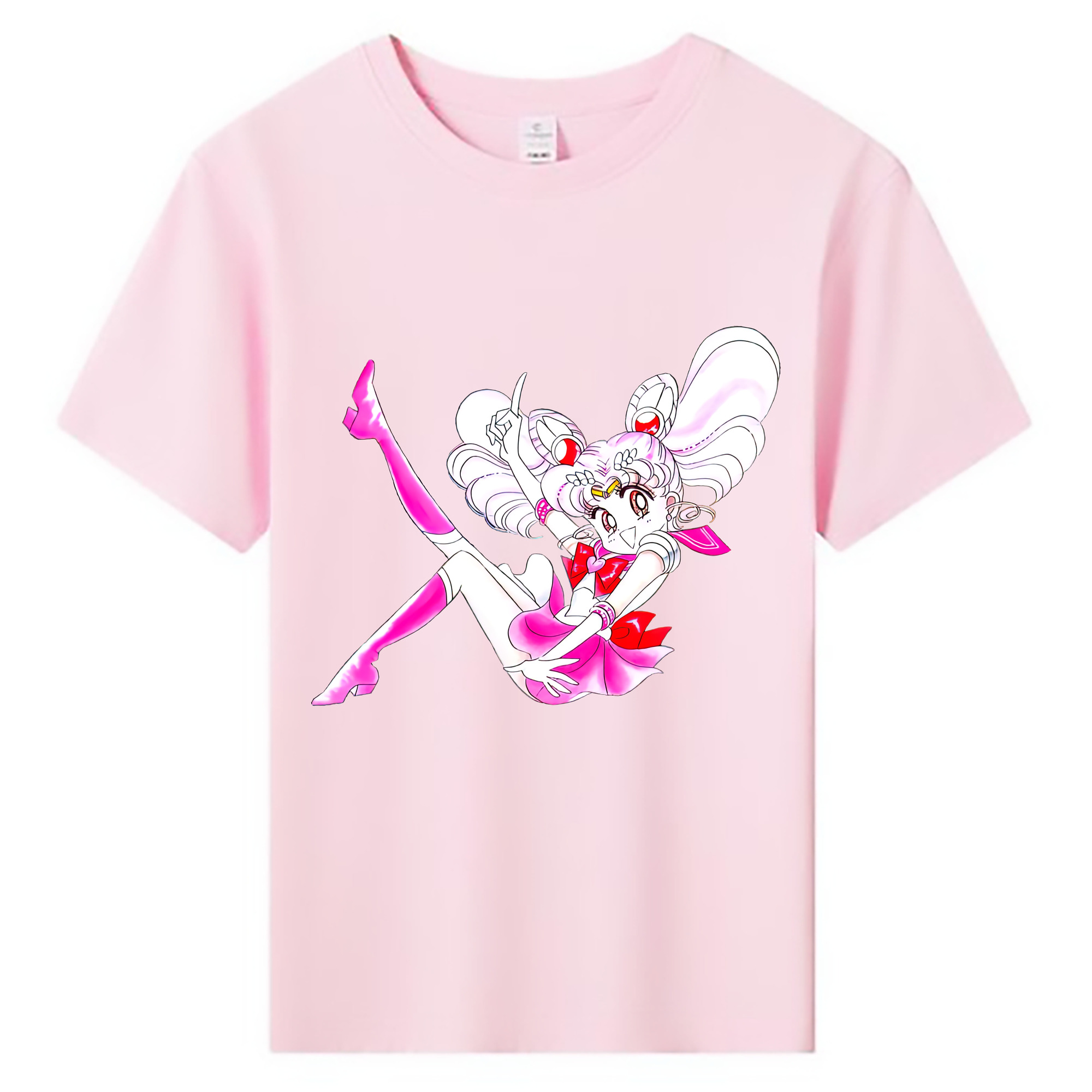 （画像用） 美少女戦士セーラームーン ちびうさ Sailor Moon Chibiusa Tsukino Usagi Small Lady Serenity 綿100％キッズTシャツ（フロントプリント）