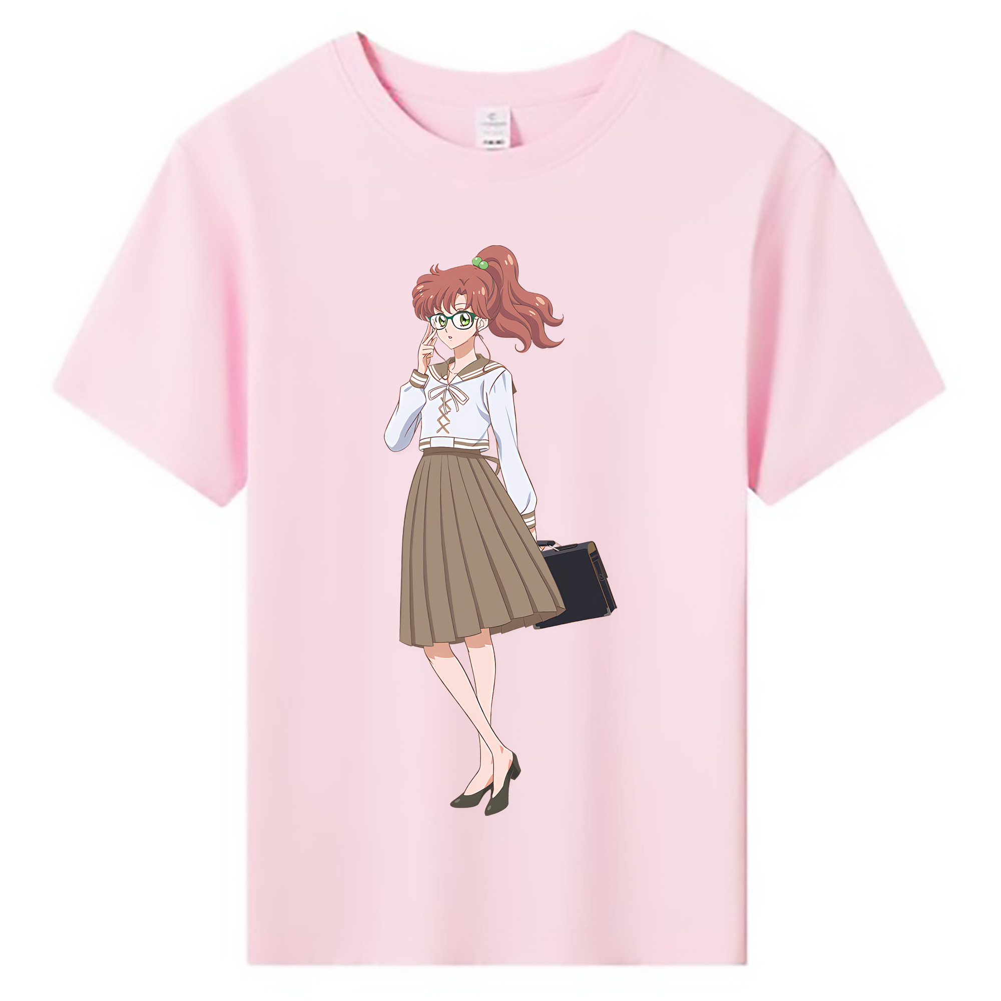 （画像用） 美少女戦士セーラームーン 木野 まこと きの まこと Sailor Moon Kino Makoto （セーラージュピター；Sailor Jupiter） 綿100％キッズTシャツ（フロントプリント）