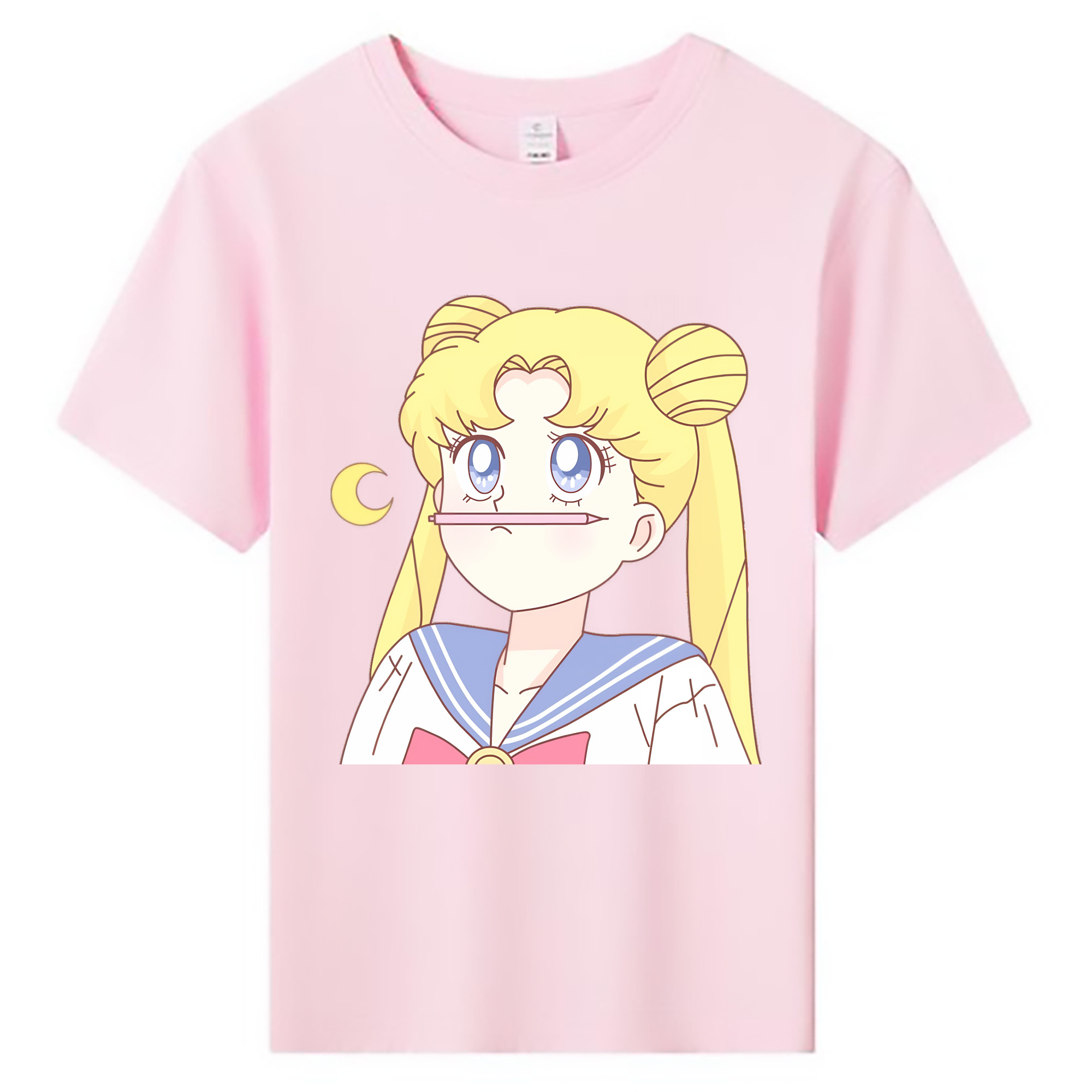 （画像用） 美少女戦士セーラームーン 愛野 美奈子 あいの みなこ Sailor Moon Aino Minako 綿100％キッズTシャツ（フロントプリント）