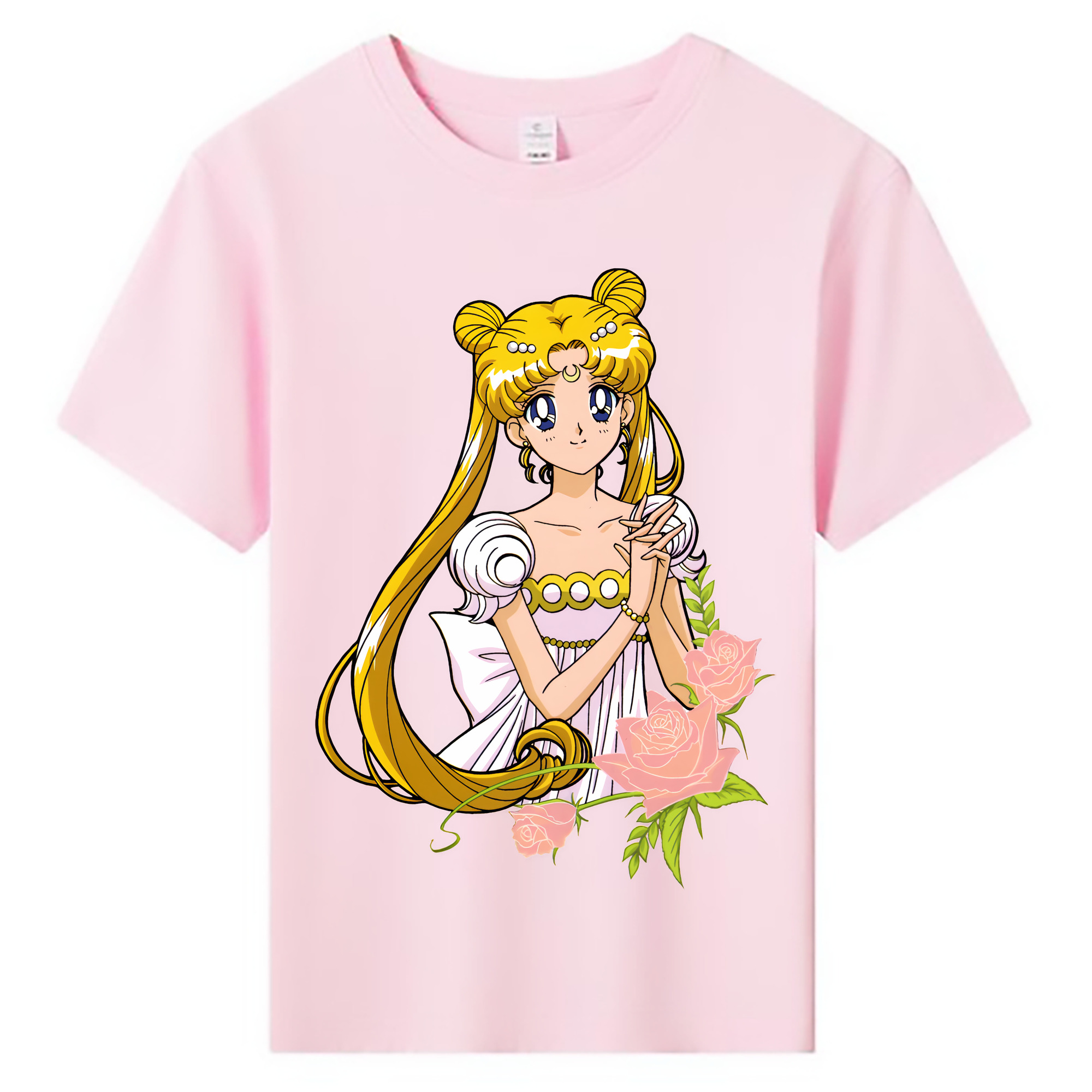 （画像用） 美少女戦士セーラームーン 愛野 美奈子 あいの みなこ Sailor Moon Aino Minako 綿100％キッズTシャツ（フロントプリント）