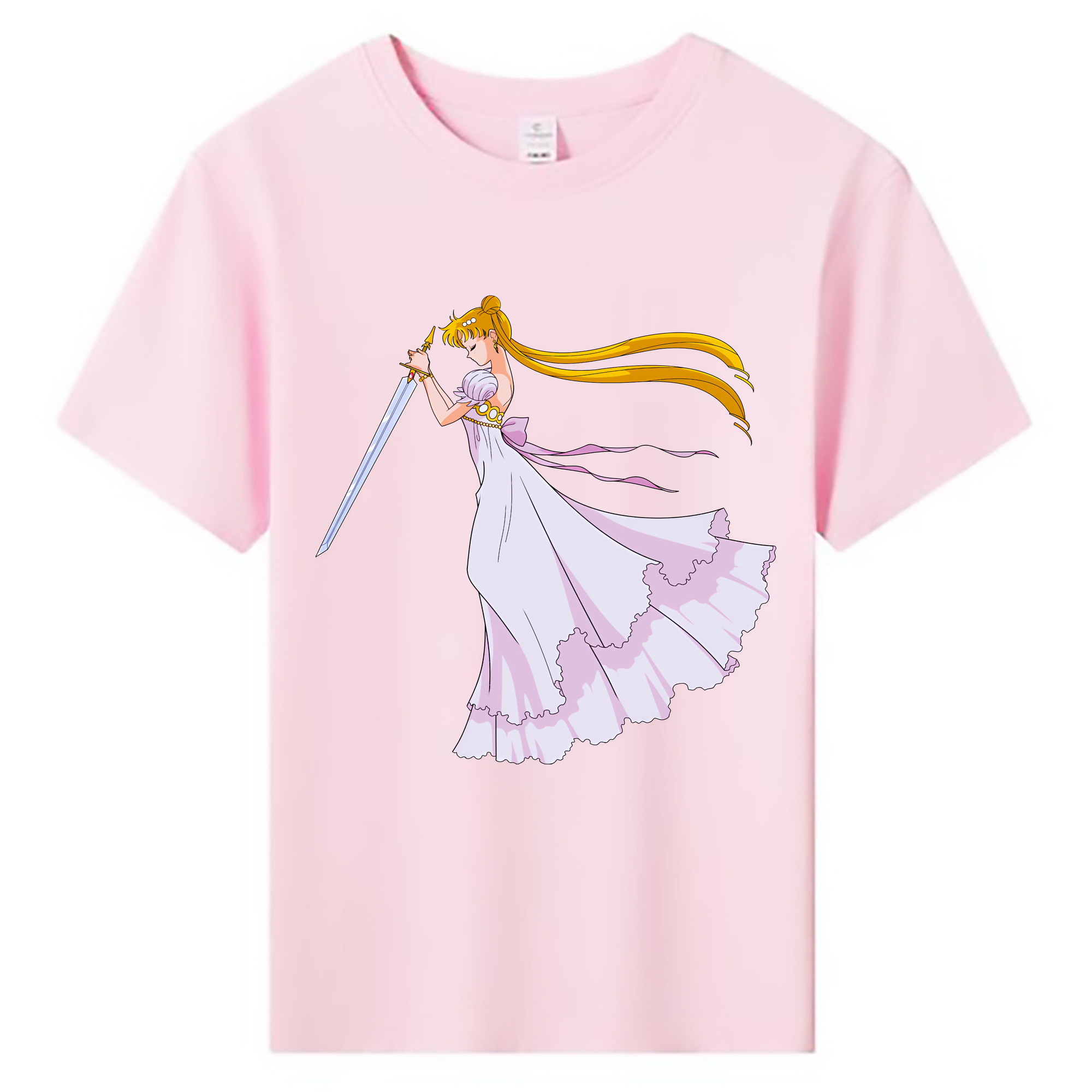 （画像用） 美少女戦士セーラームーン 愛野 美奈子 あいの みなこ Sailor Moon Aino Minako 綿100％キッズTシャツ（フロントプリント）