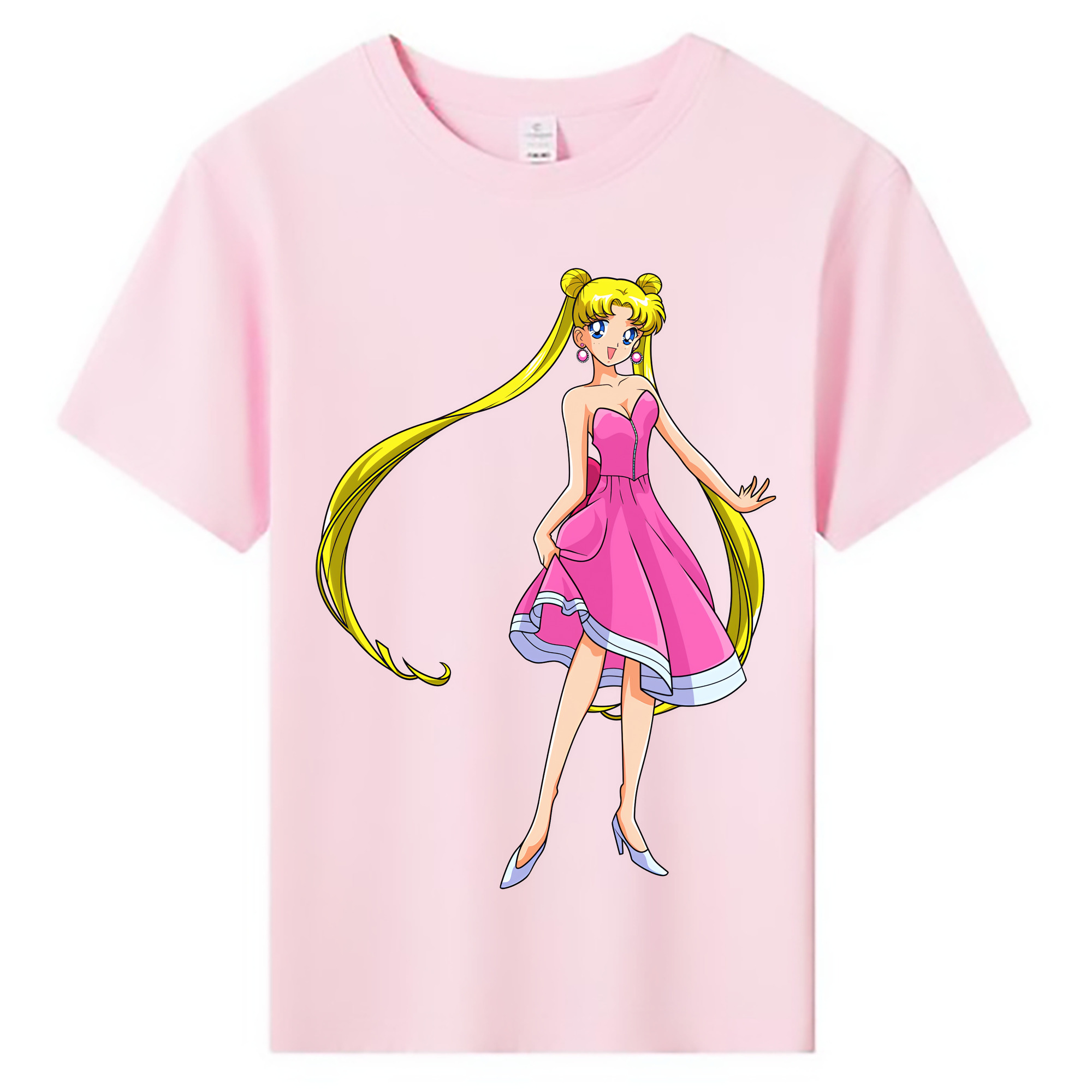 （画像用） 美少女戦士セーラームーン 愛野 美奈子 あいの みなこ Sailor Moon Aino Minako 綿100％キッズTシャツ（フロントプリント）