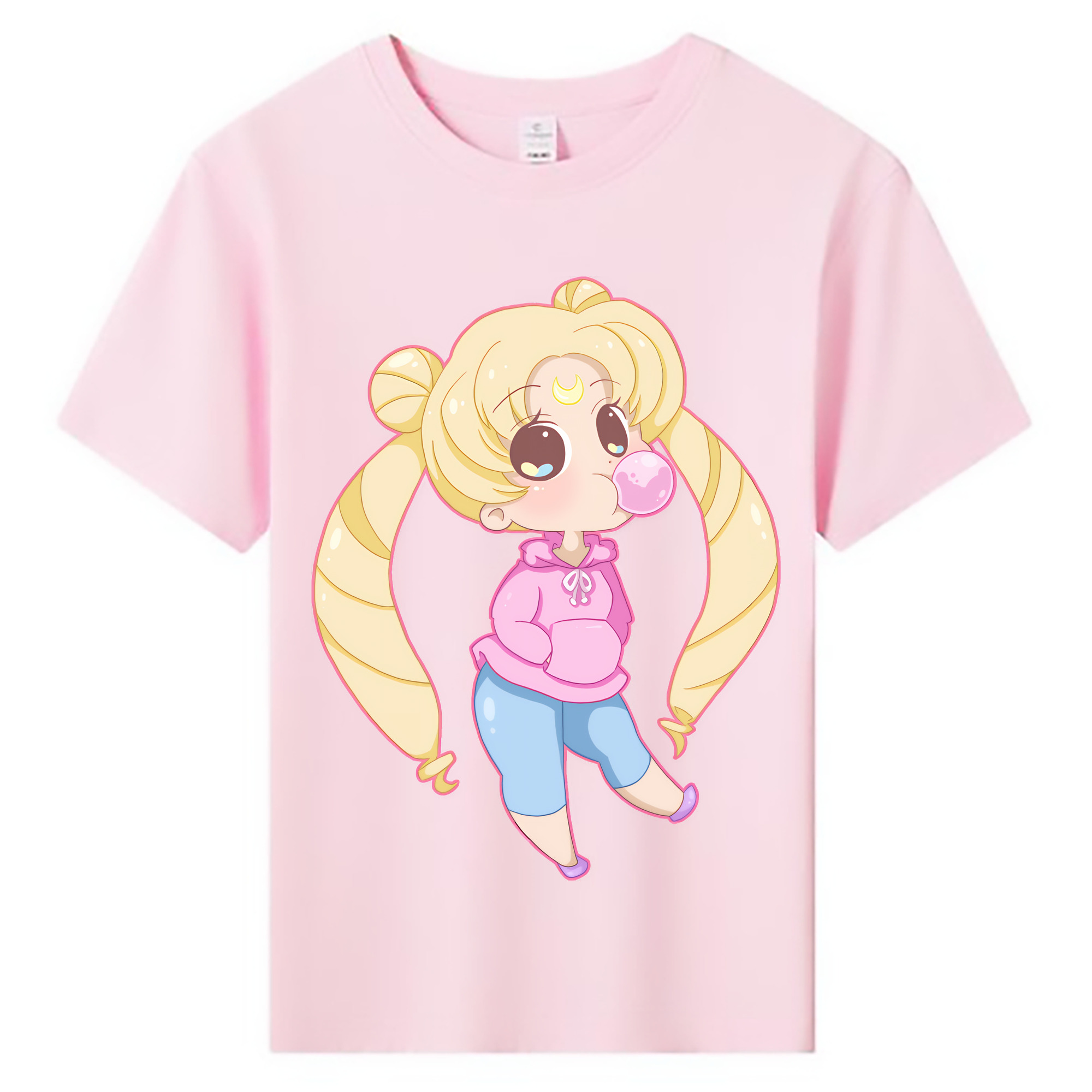 （画像用） 美少女戦士セーラームーン 愛野 美奈子 あいの みなこ Sailor Moon Aino Minako 綿100％キッズTシャツ（フロントプリント）