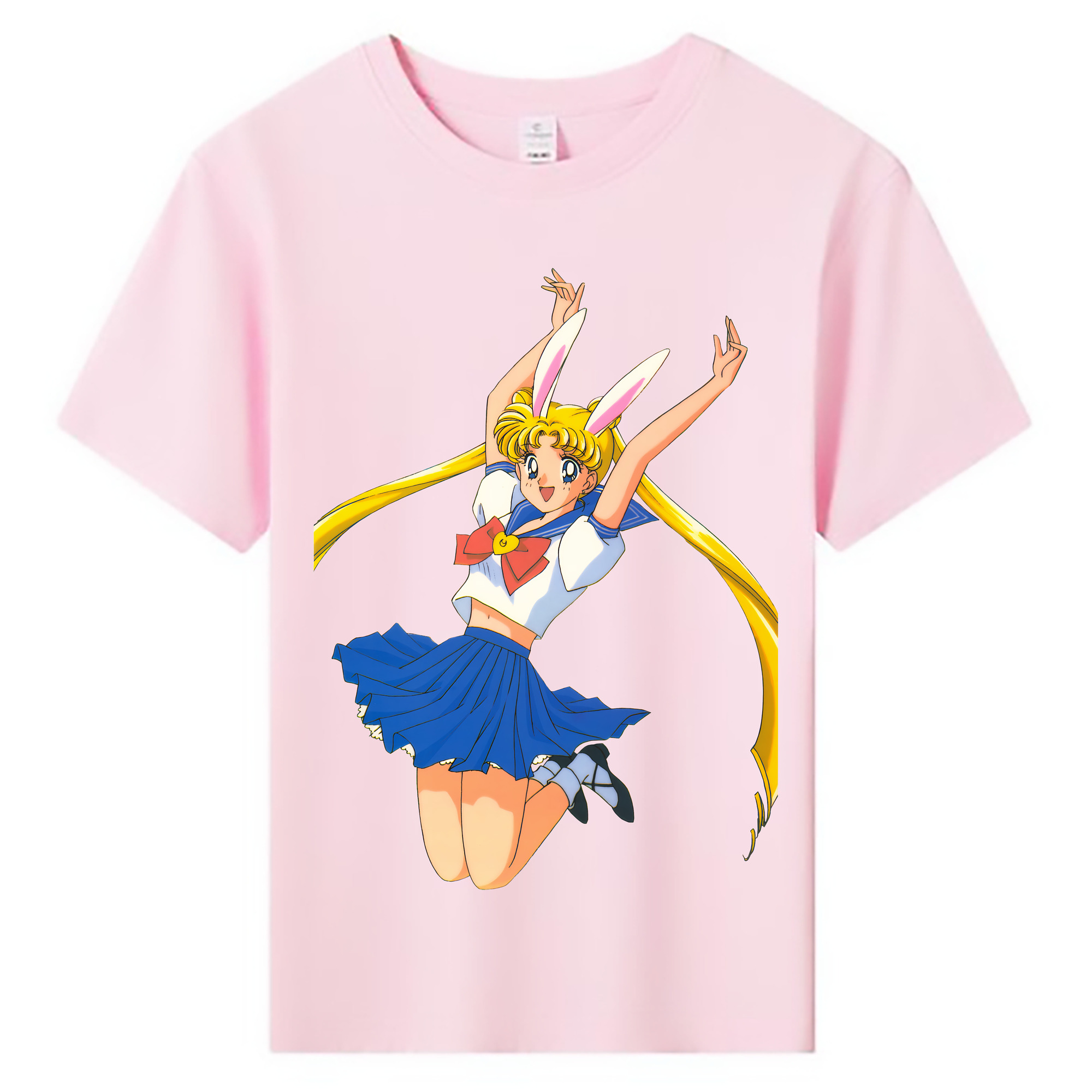 （画像用） 美少女戦士セーラームーン 愛野 美奈子 あいの みなこ Sailor Moon Aino Minako 綿100％キッズTシャツ（フロントプリント）