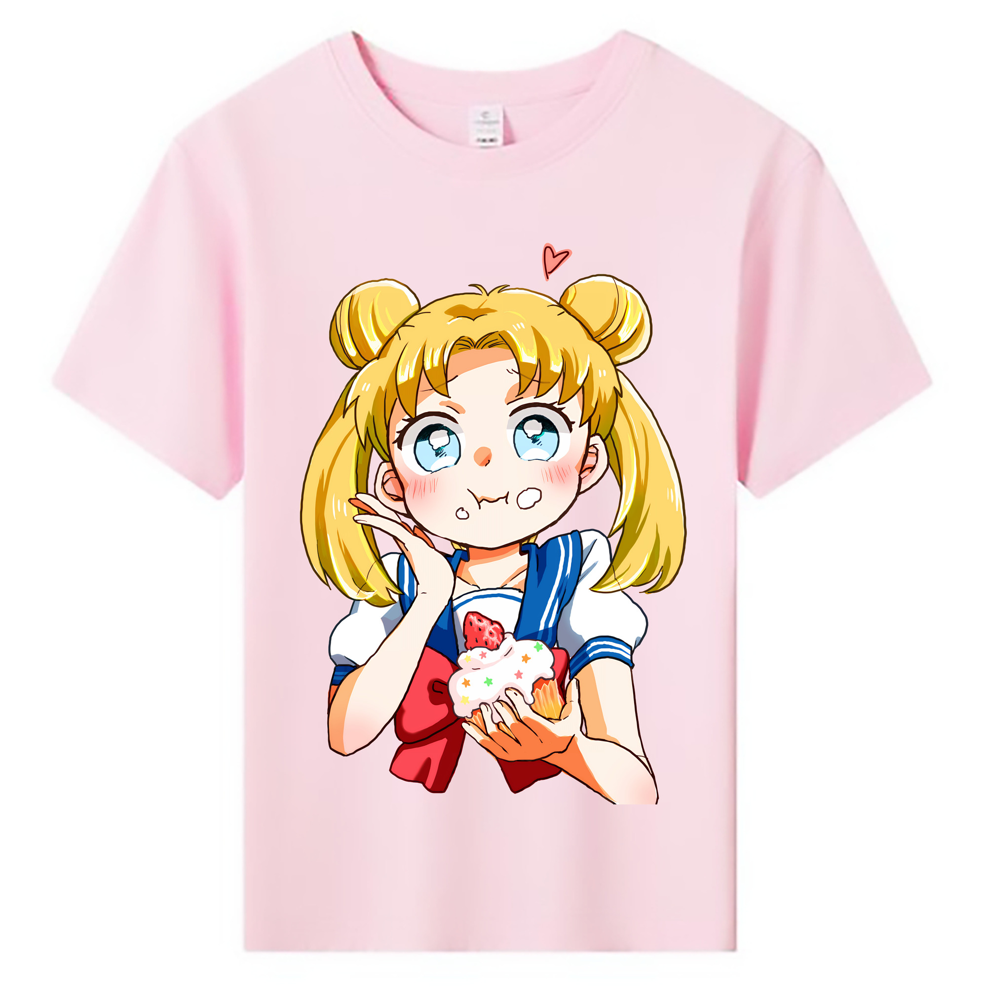 （画像用） 美少女戦士セーラームーン 愛野 美奈子 あいの みなこ Sailor Moon Aino Minako 綿100％キッズTシャツ（フロントプリント）