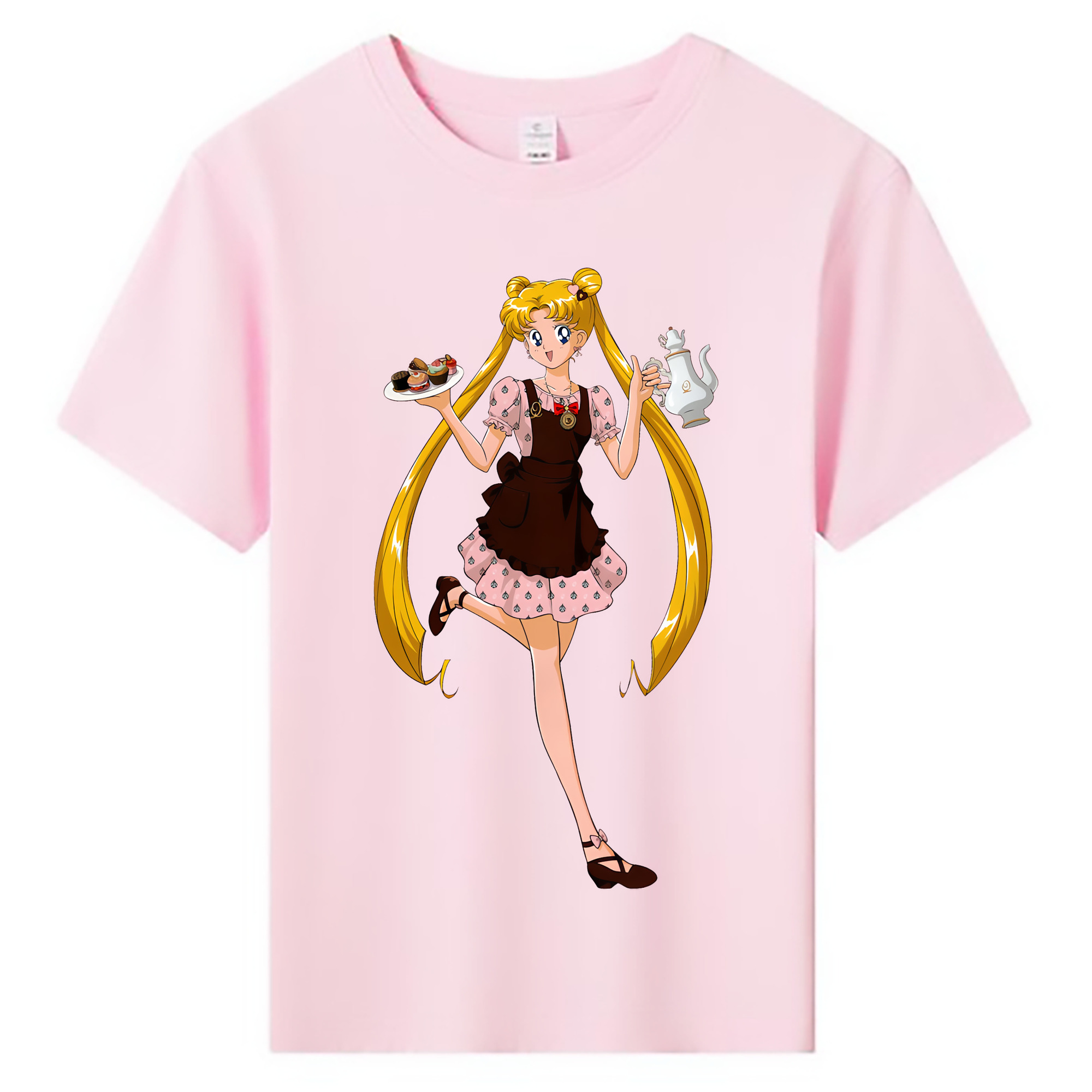 （画像用） 美少女戦士セーラームーン 愛野 美奈子 あいの みなこ Sailor Moon Aino Minako 綿100％キッズTシャツ（フロントプリント）